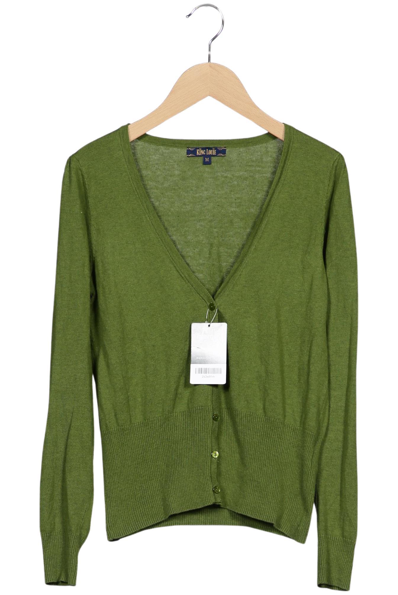 

King Louie Damen Strickjacke, grün, Gr. 38