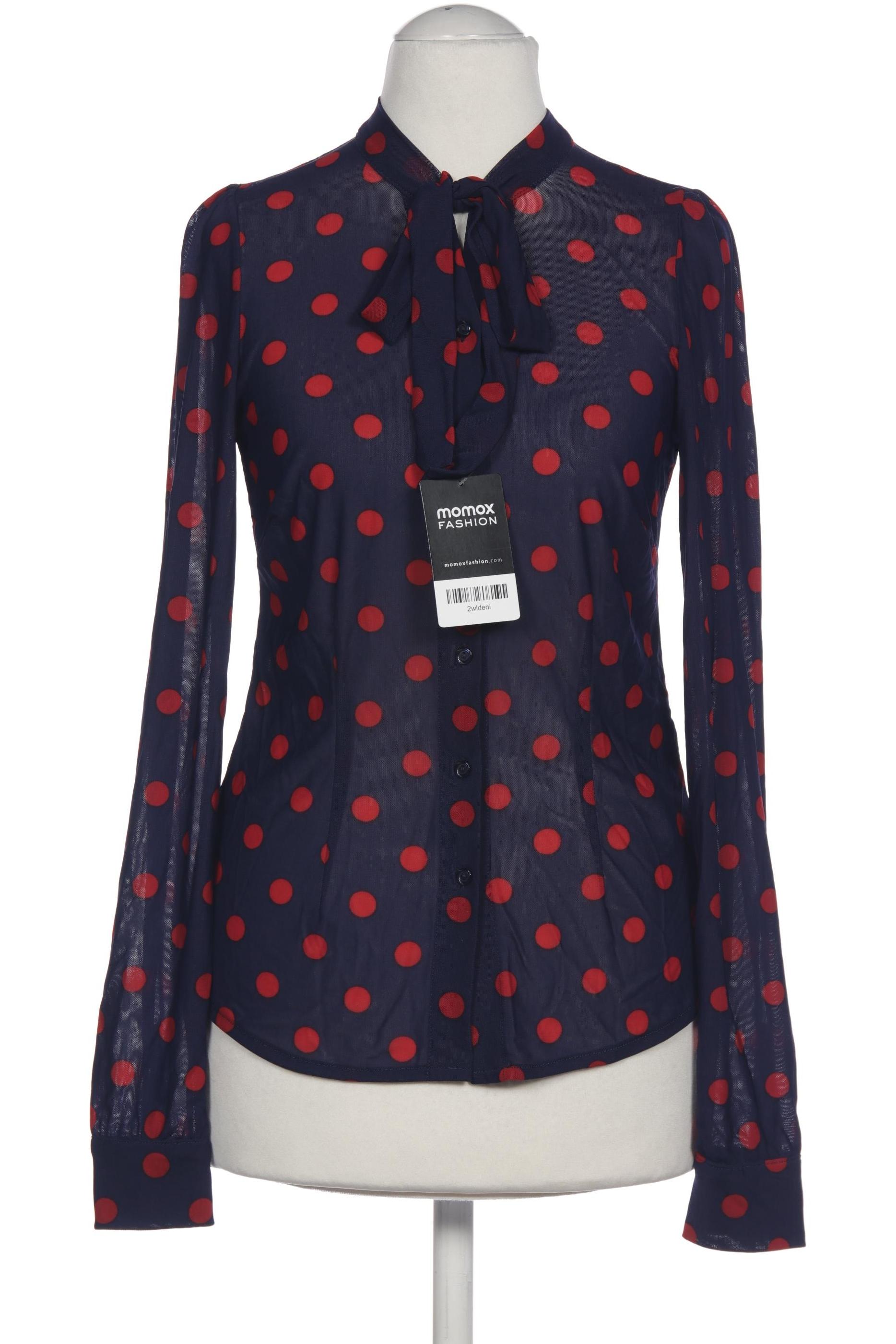 

King Louie Damen Bluse, marineblau, Gr. 34