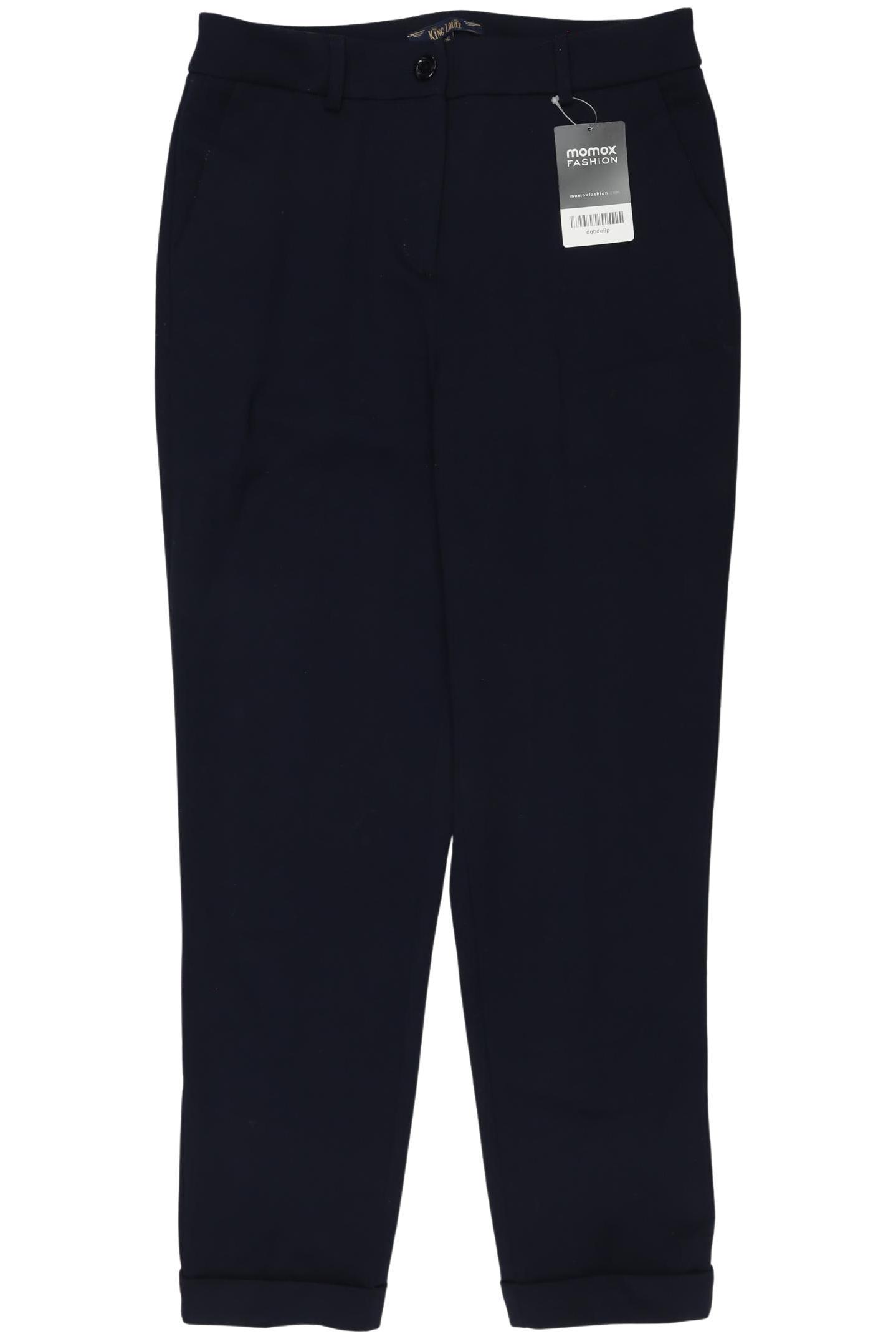 

King Louie Damen Stoffhose, marineblau, Gr. 36