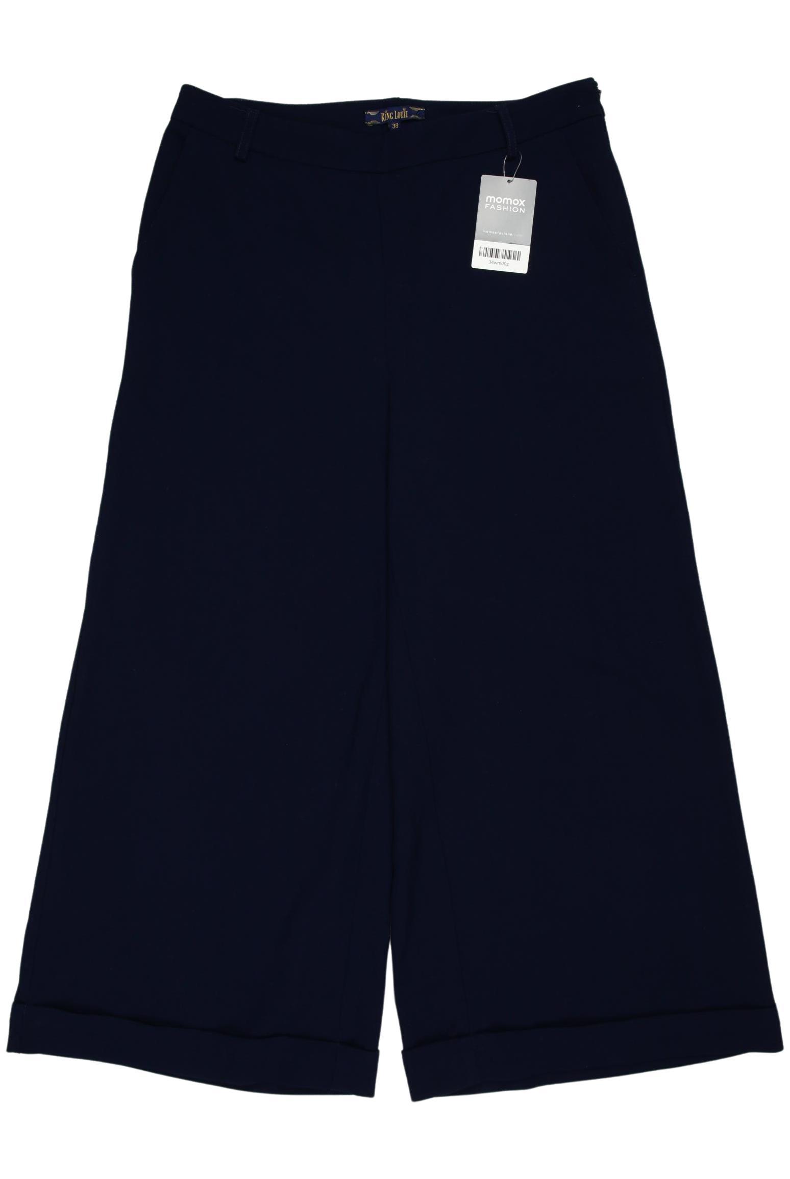 

King Louie Damen Stoffhose, marineblau, Gr. 38