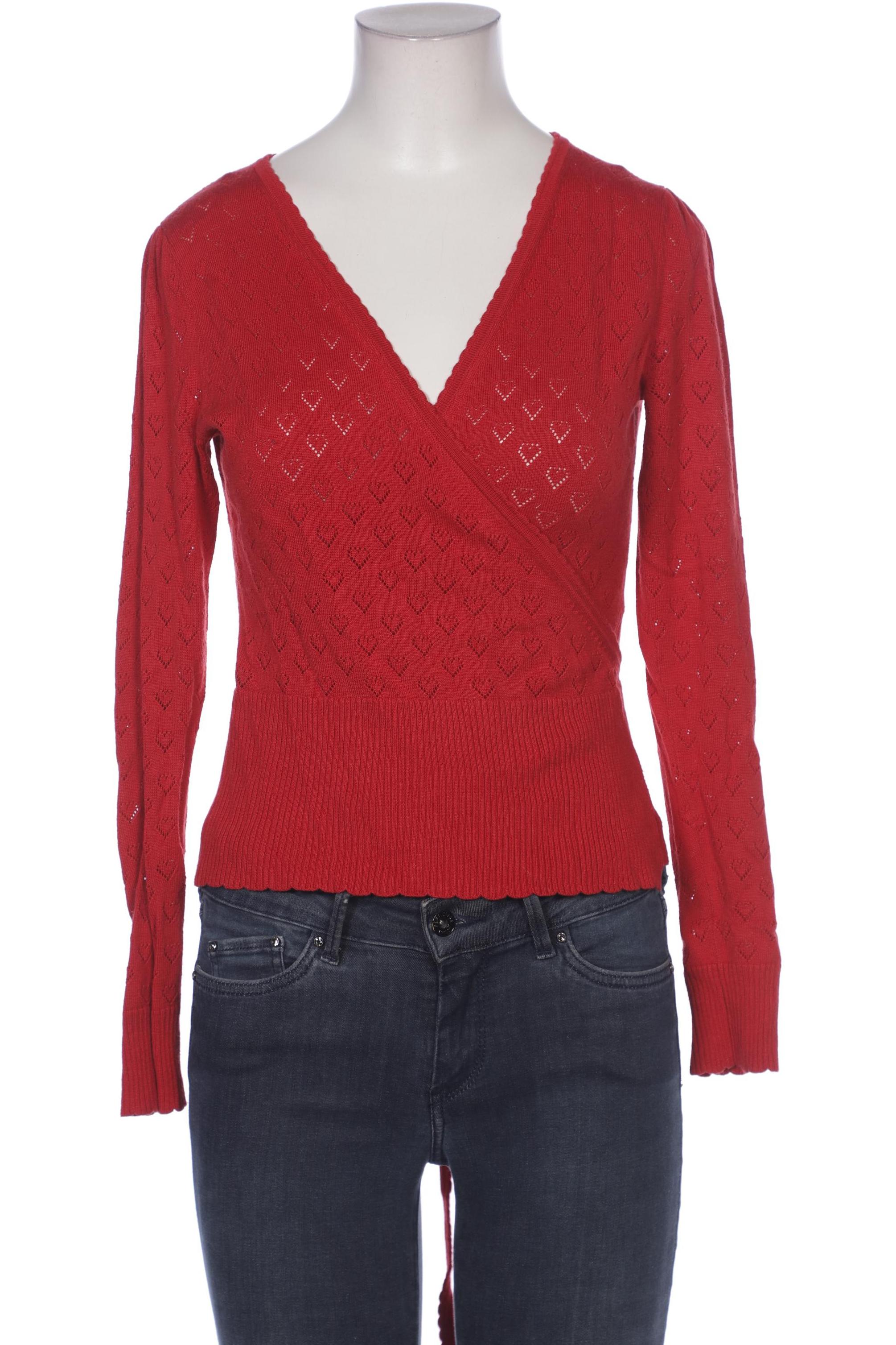 

King Louie Damen Strickjacke, rot, Gr. 36