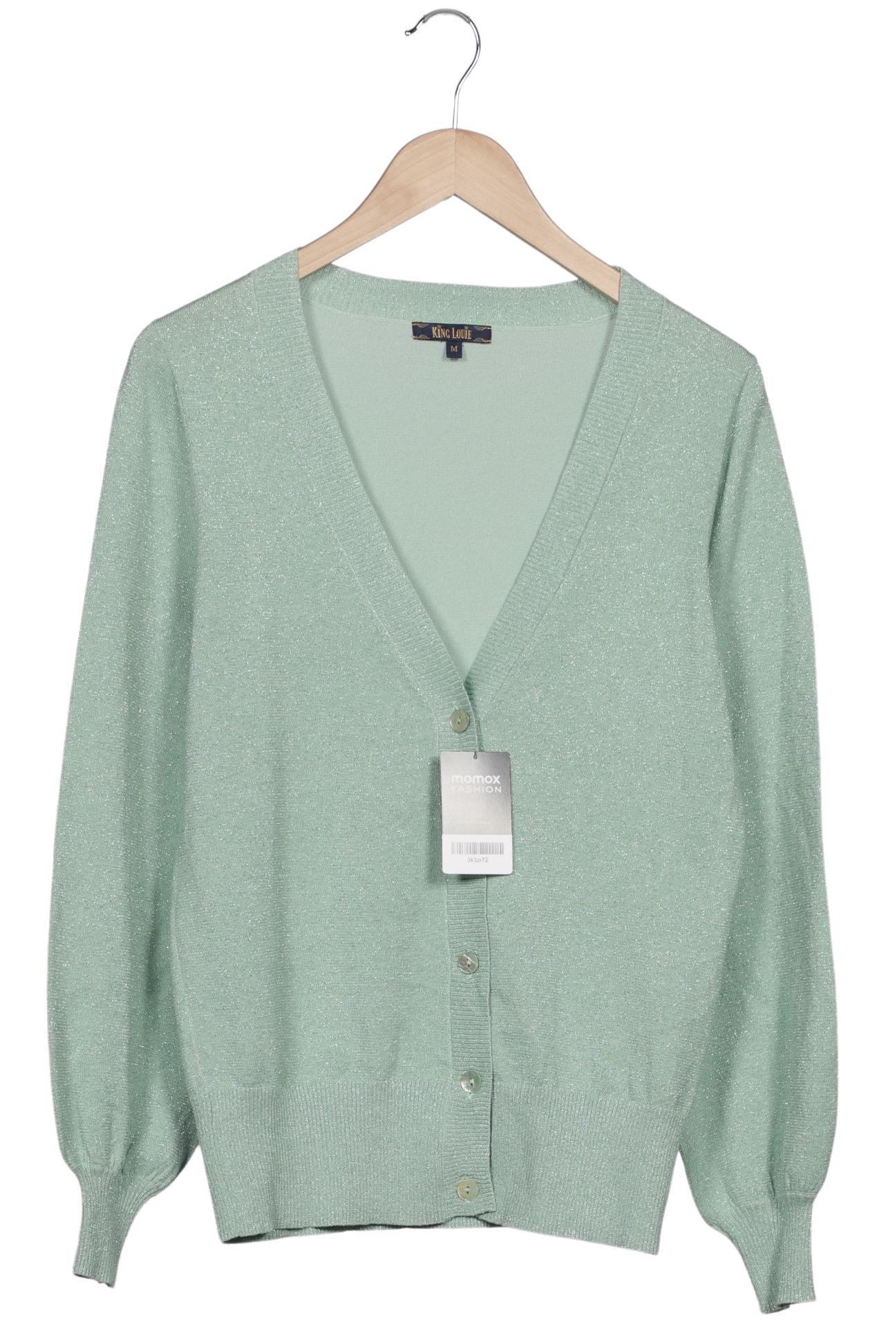 

King Louie Damen Strickjacke, grün, Gr. 38