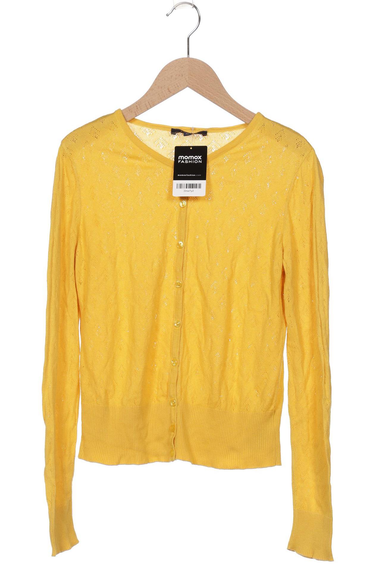

King Louie Damen Strickjacke, gelb, Gr. 38