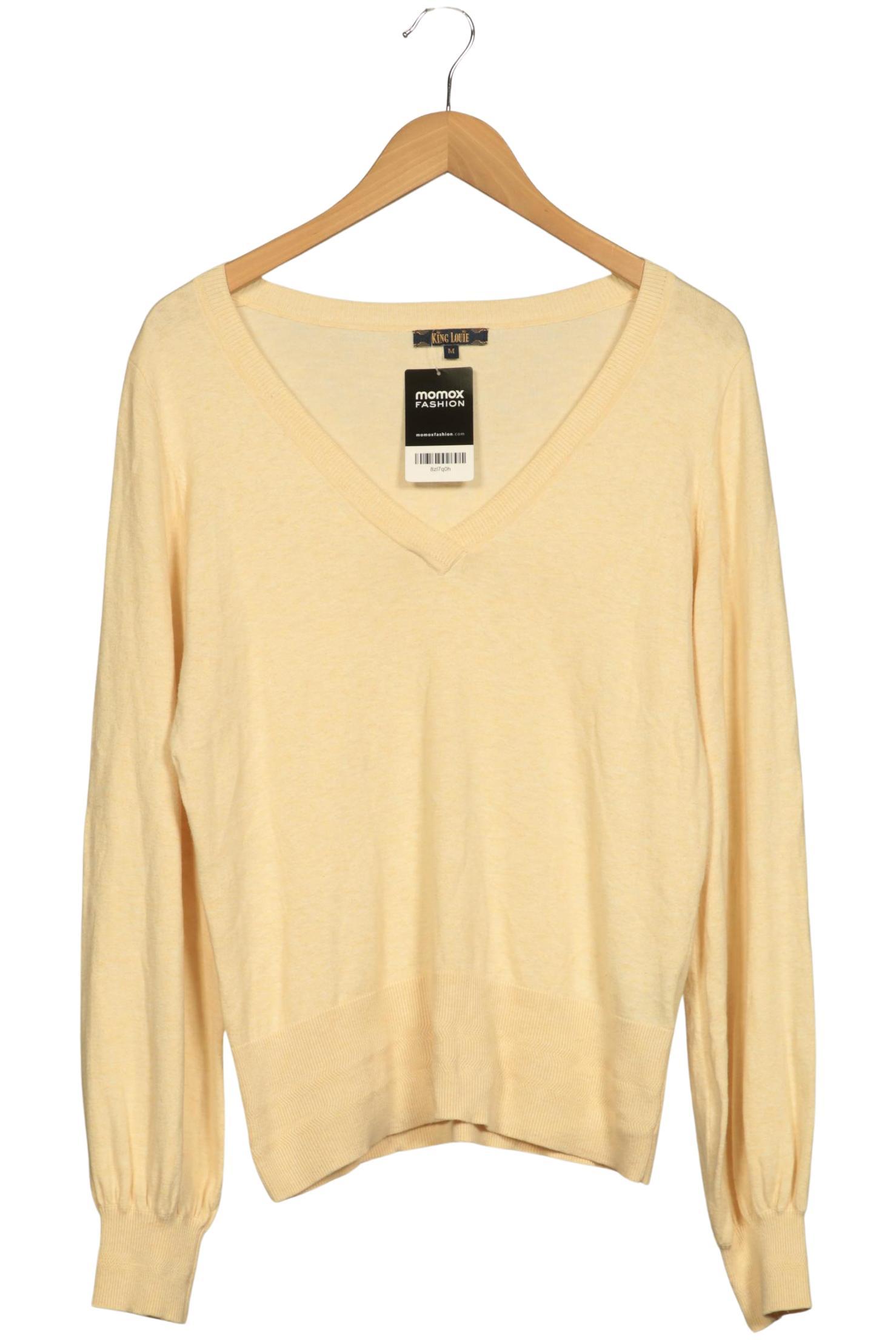 

King Louie Damen Pullover, gelb, Gr. 38