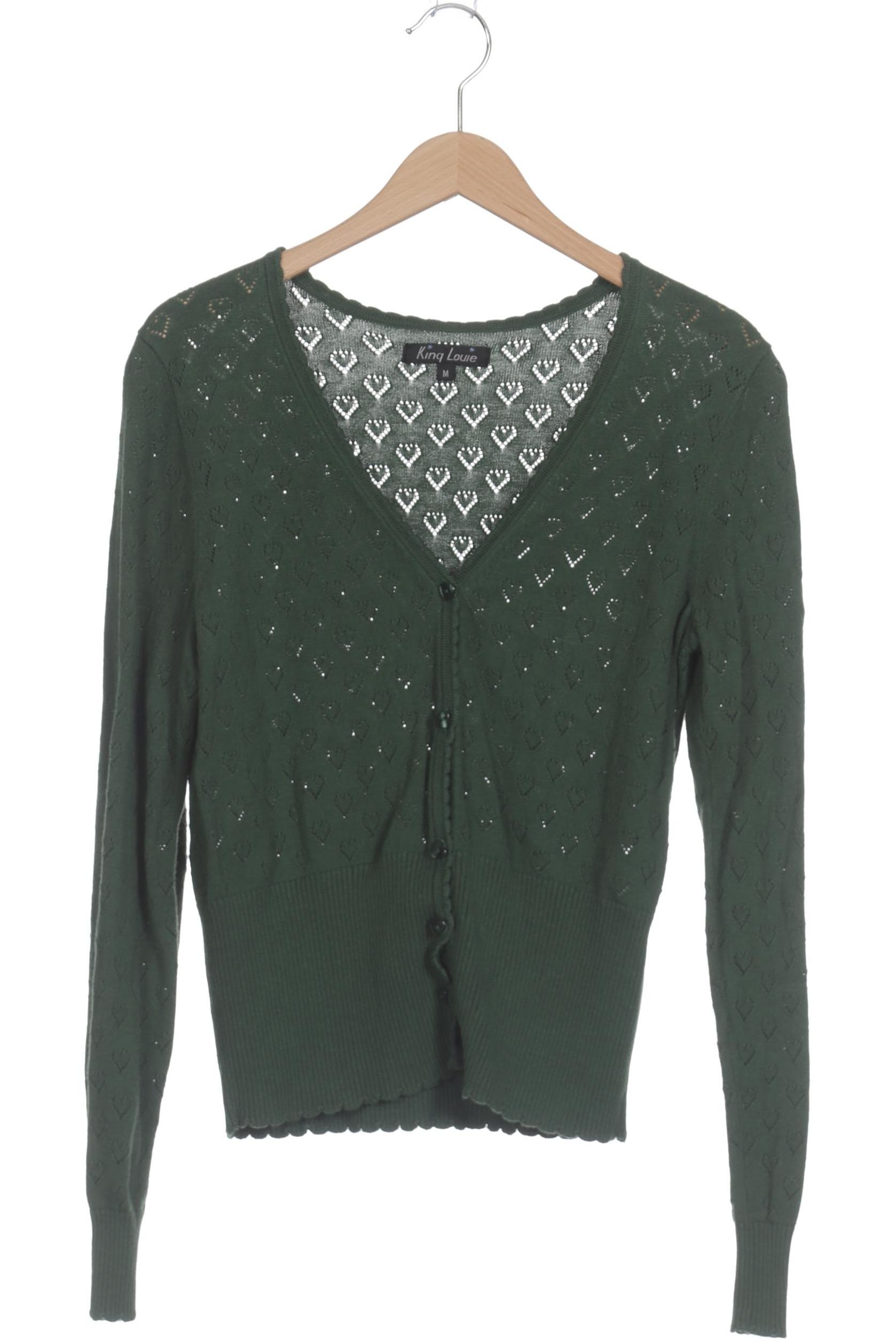 

King Louie Damen Strickjacke, grün, Gr. 38