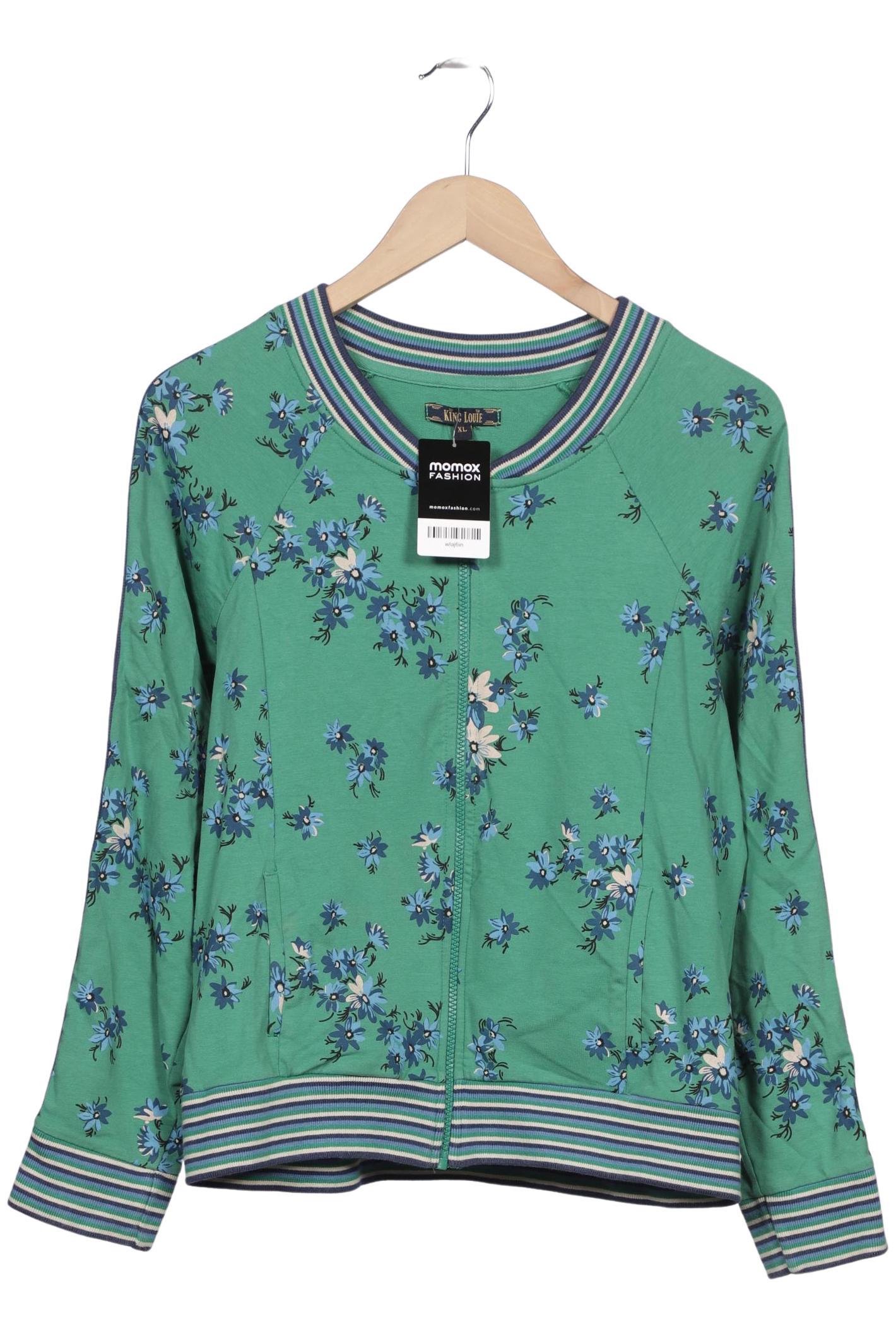 

King Louie Damen Sweatshirt, grün, Gr. 44