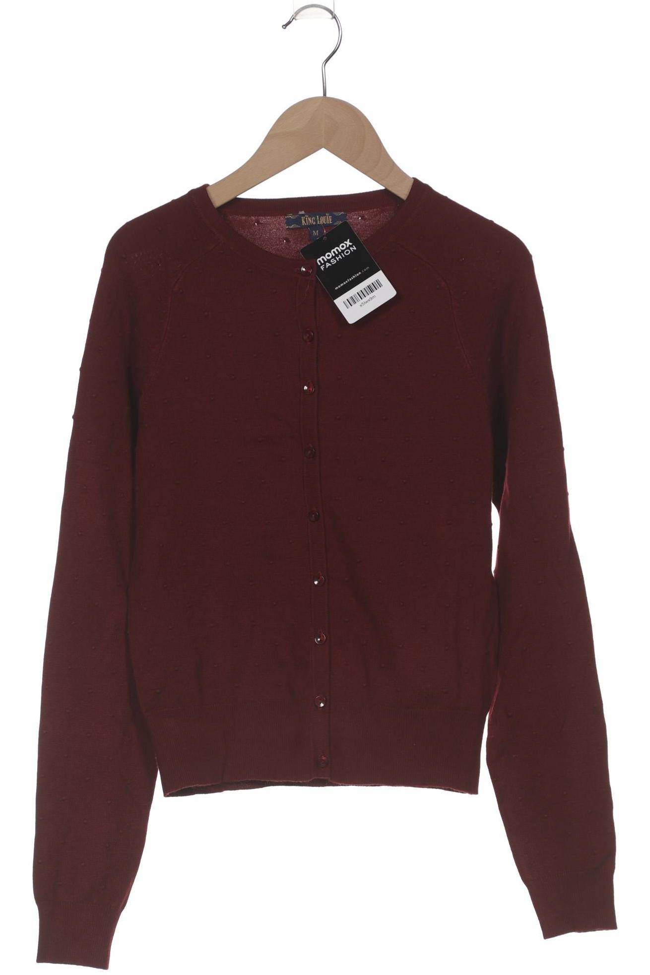 

King Louie Damen Strickjacke, bordeaux, Gr. 38
