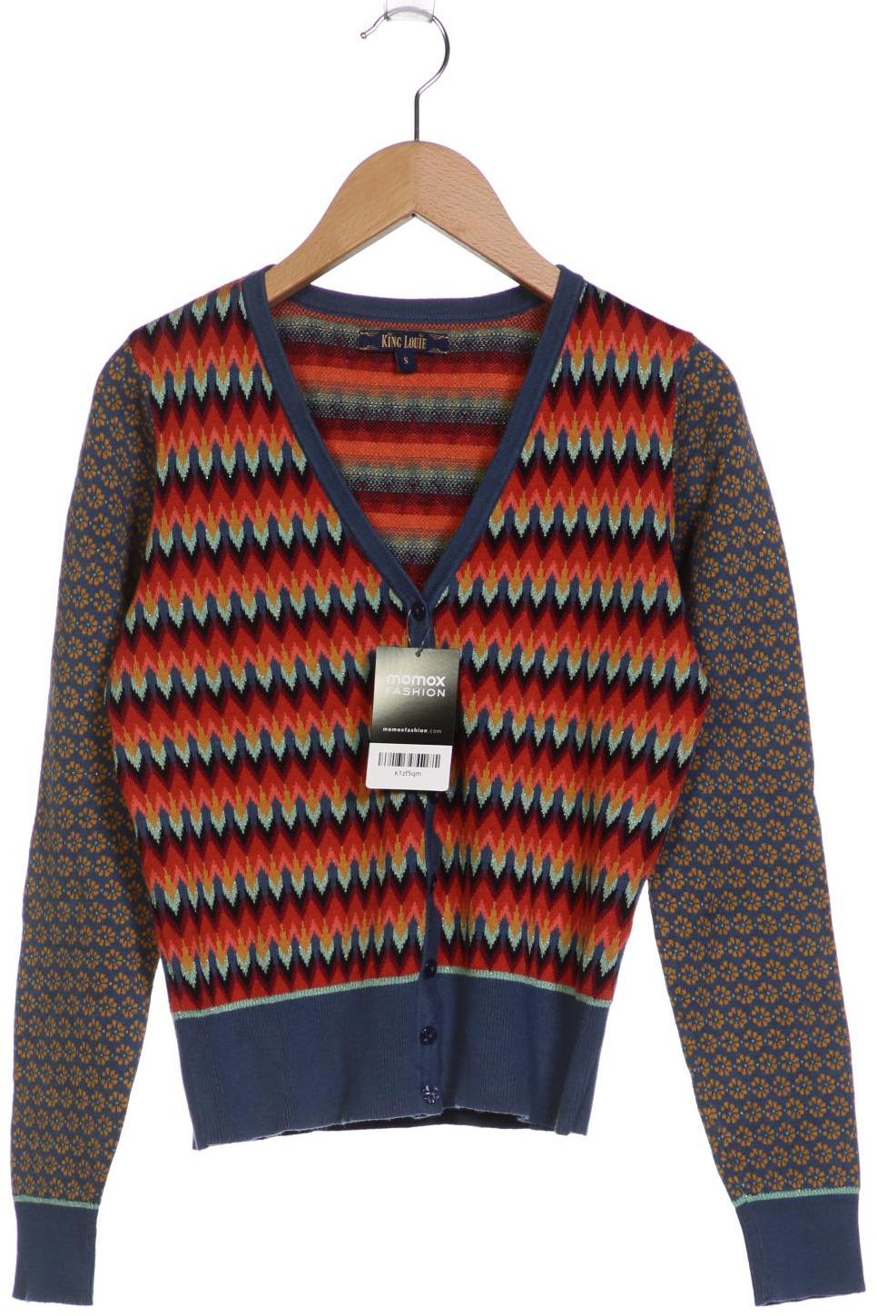 

King Louie Damen Strickjacke, mehrfarbig, Gr. 36