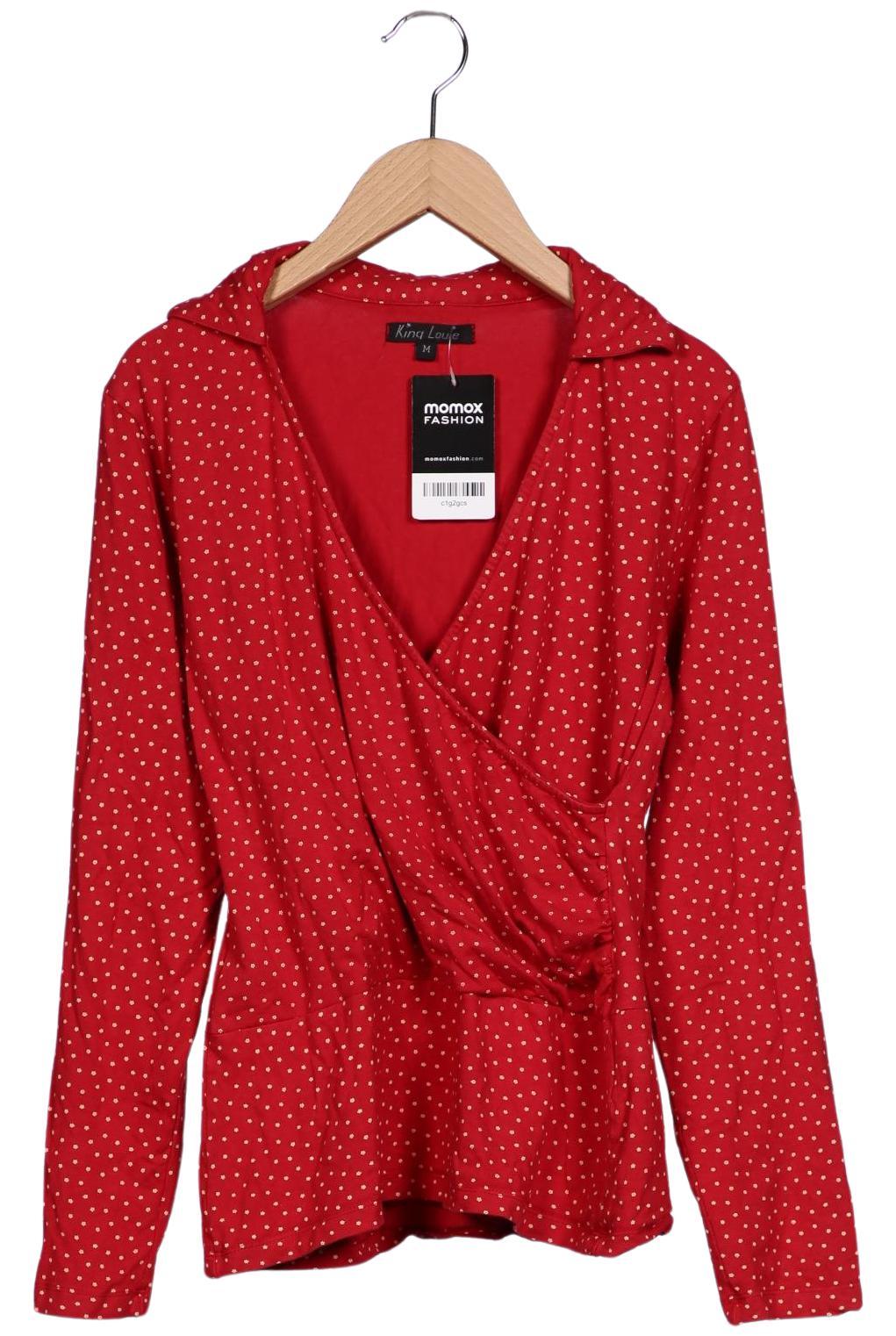 

King Louie Damen Langarmshirt, rot, Gr. 38