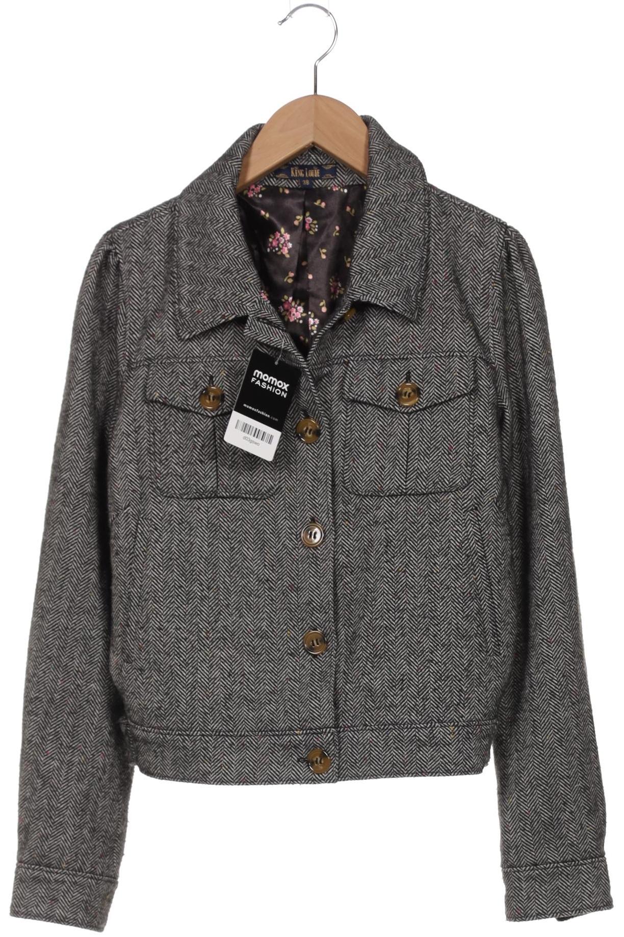

King Louie Damen Jacke, grau, Gr. 38
