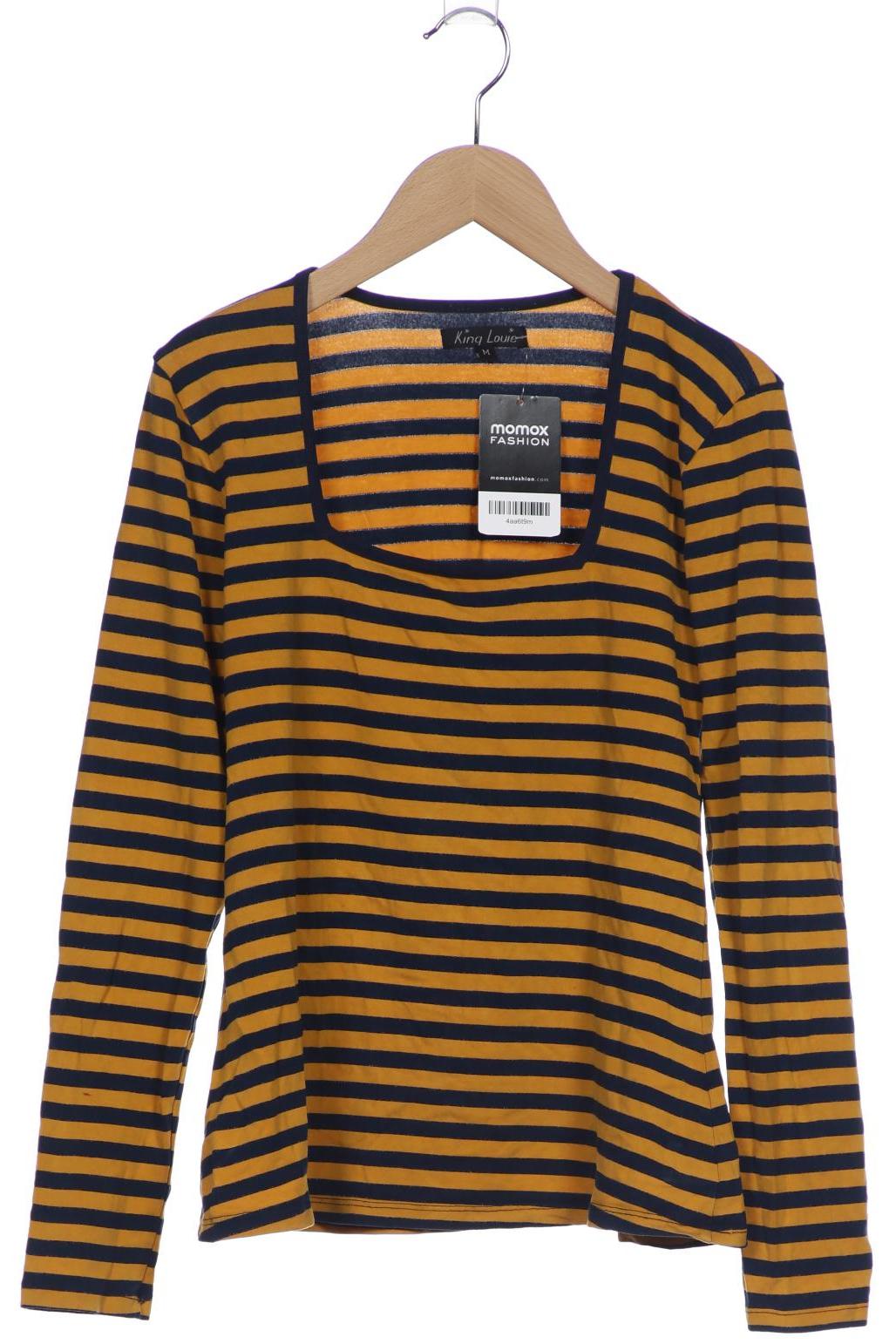 

King Louie Damen Langarmshirt, gelb, Gr. 38