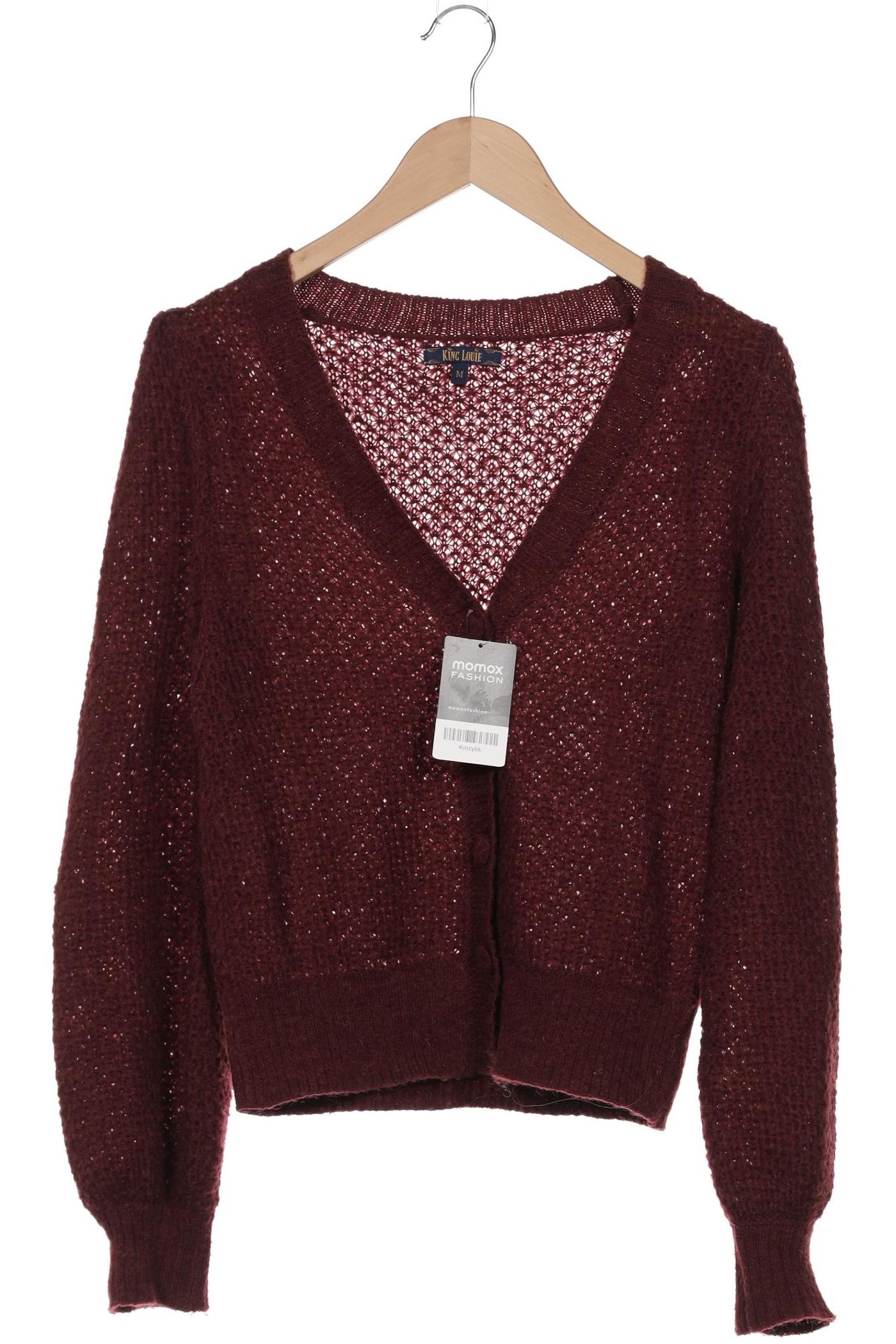 

King Louie Damen Strickjacke, bordeaux, Gr. 38