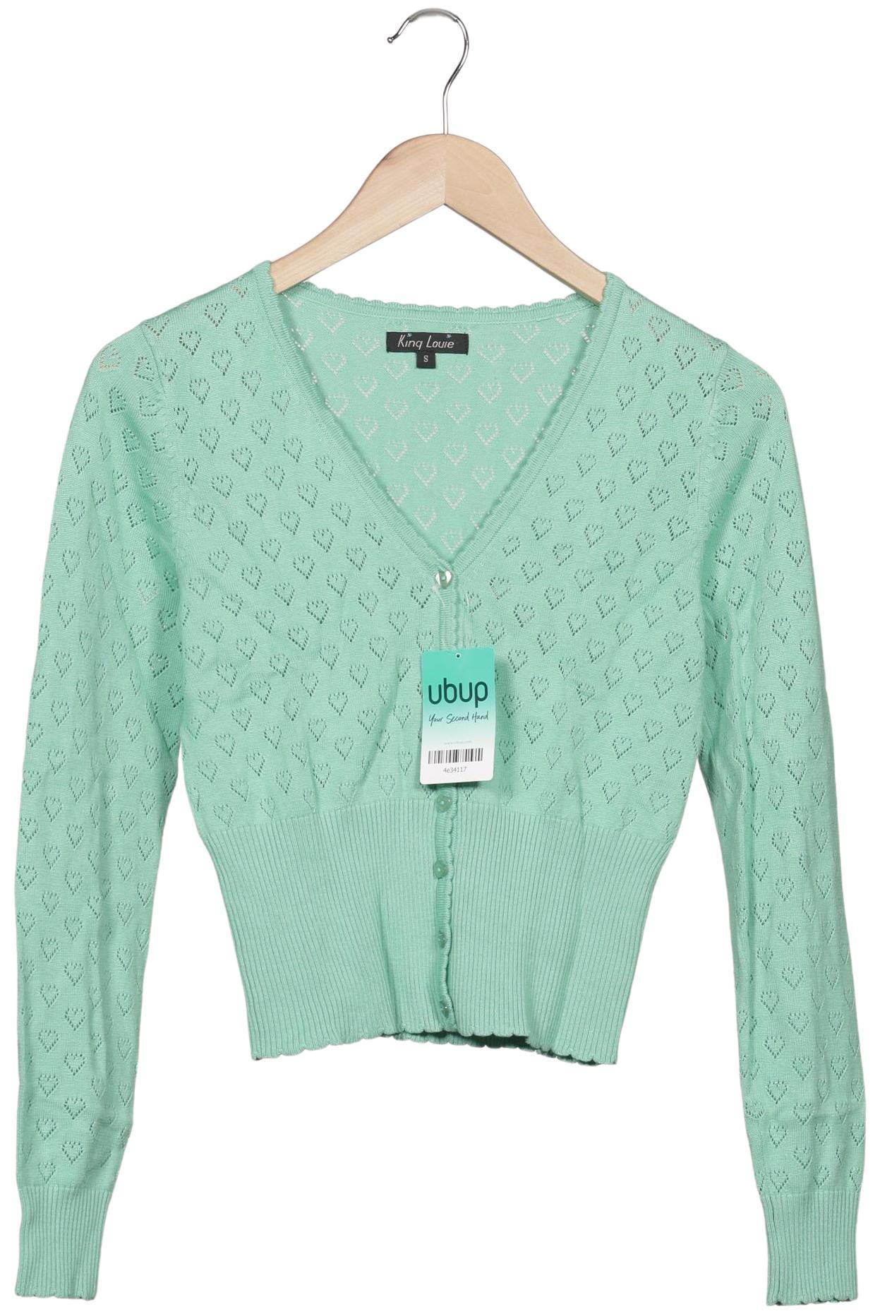 

King Louie Damen Strickjacke, grün, Gr. 36