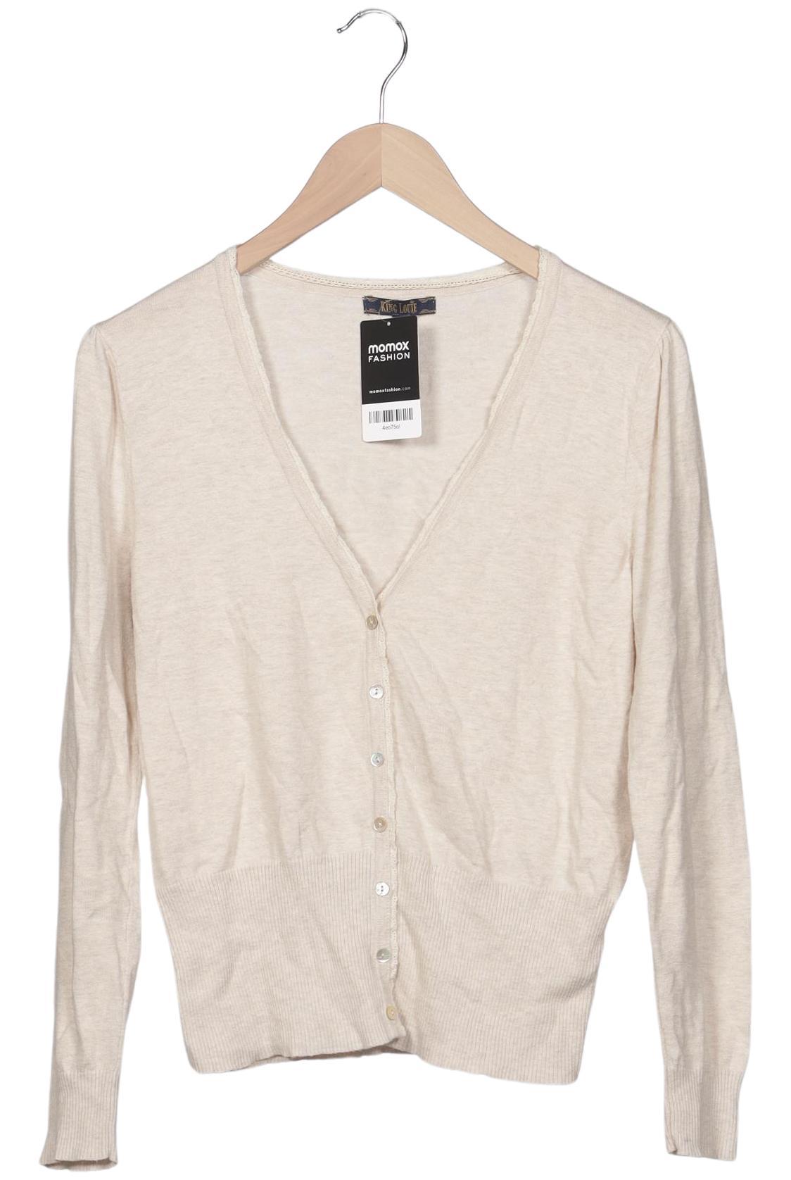 

King Louie Damen Strickjacke, beige, Gr. 38