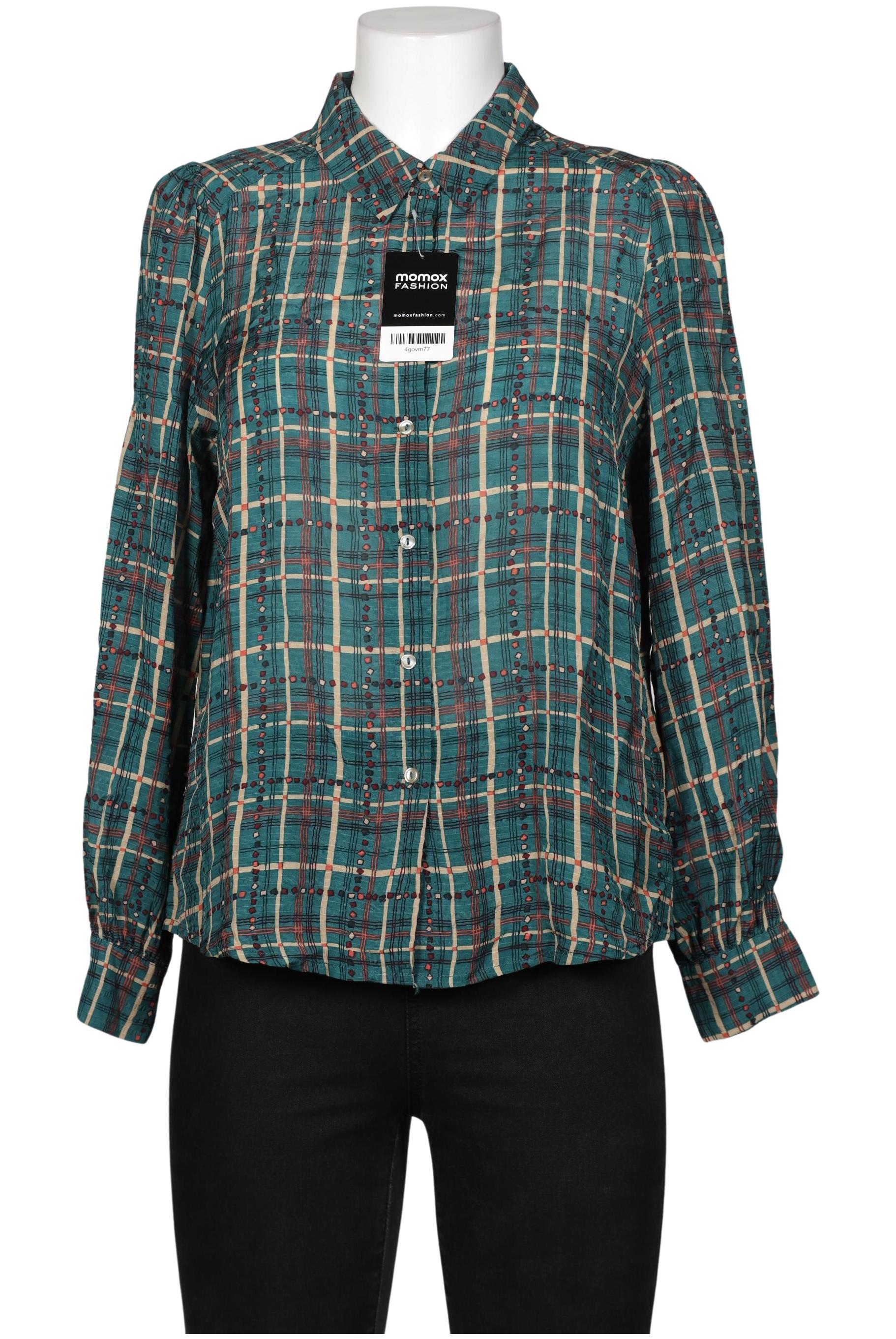 

King Louie Damen Bluse, grün, Gr. 40