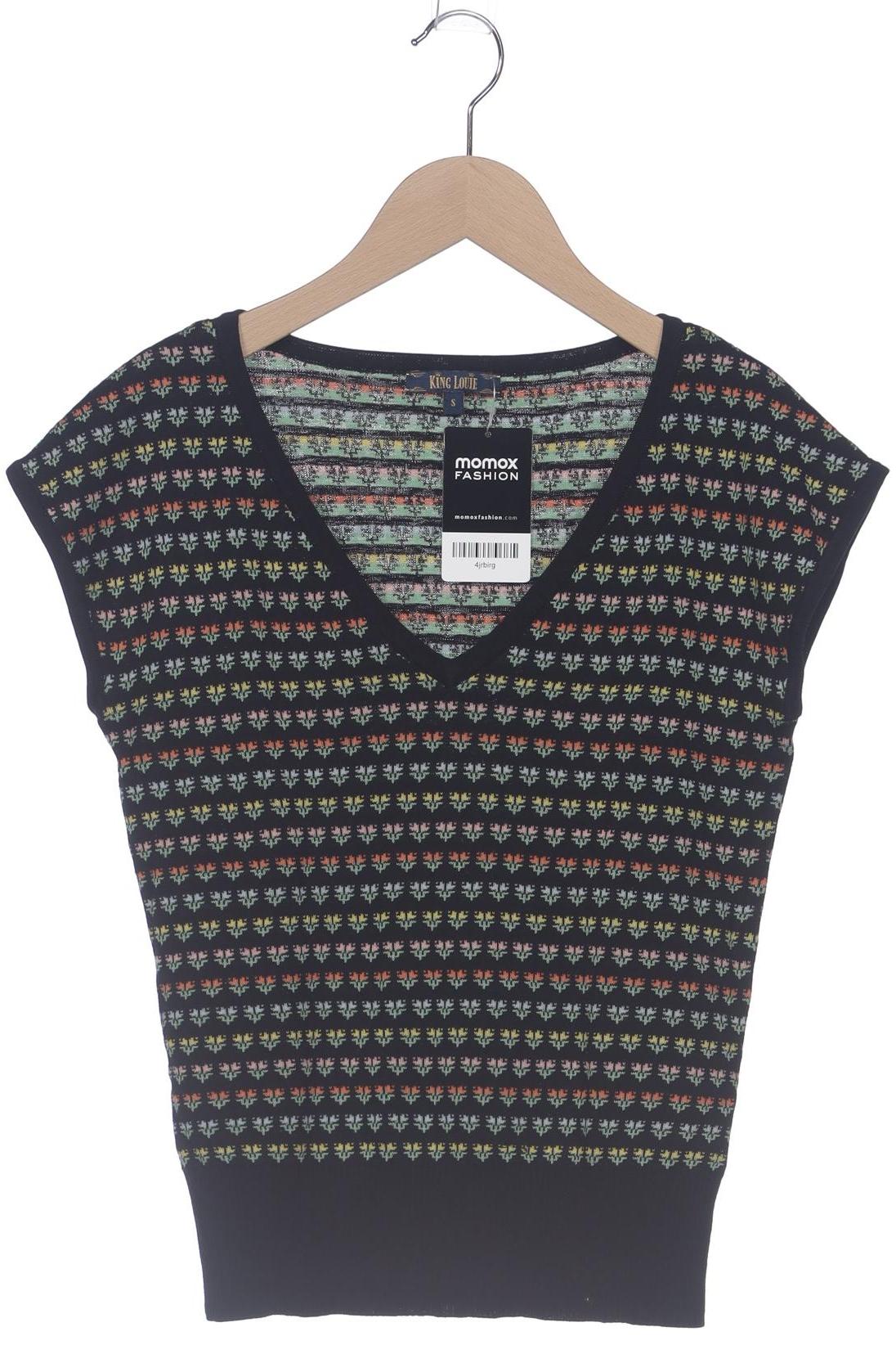 

King Louie Damen Pullover, schwarz, Gr. 36