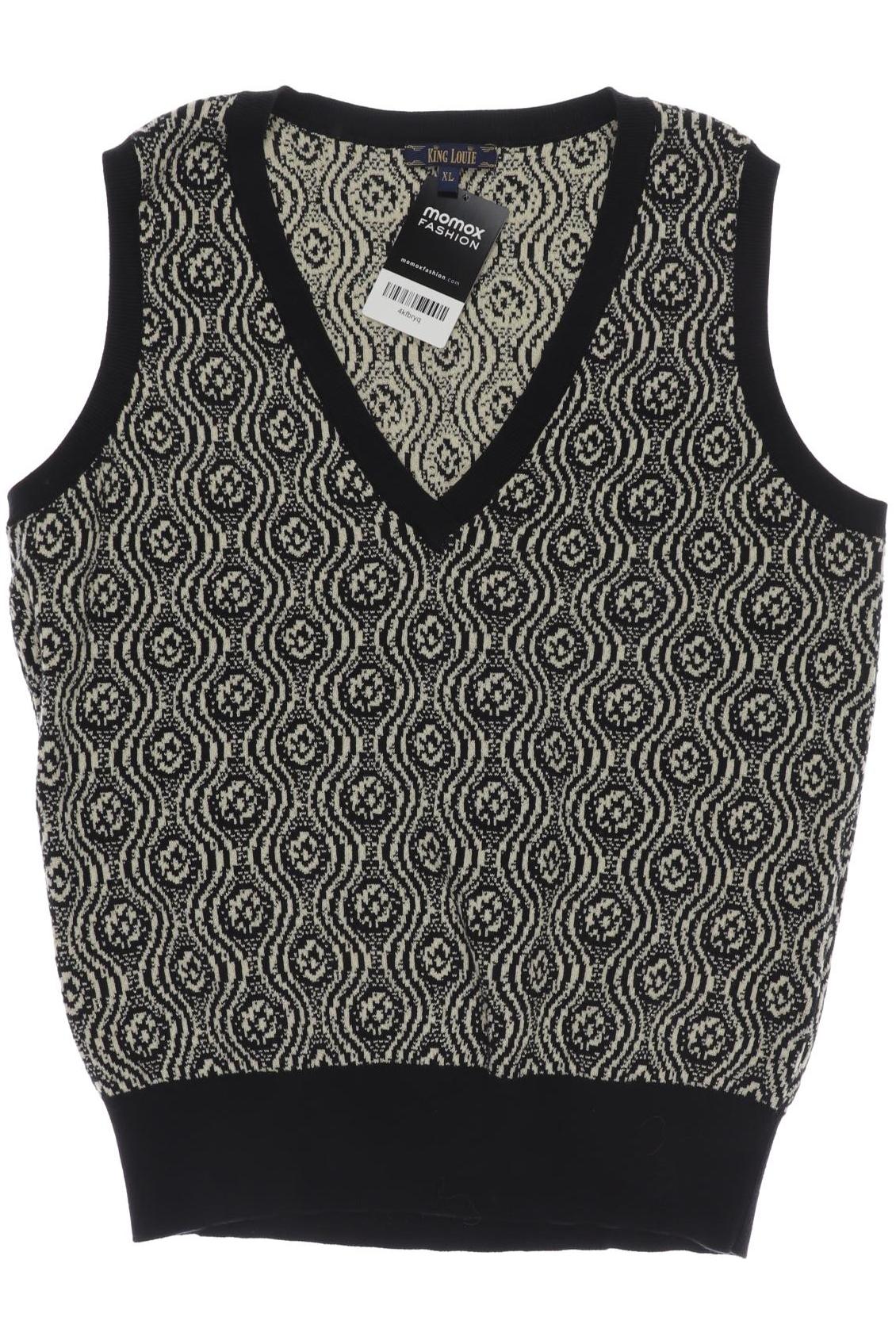 

King Louie Damen Pullover, schwarz, Gr. 44