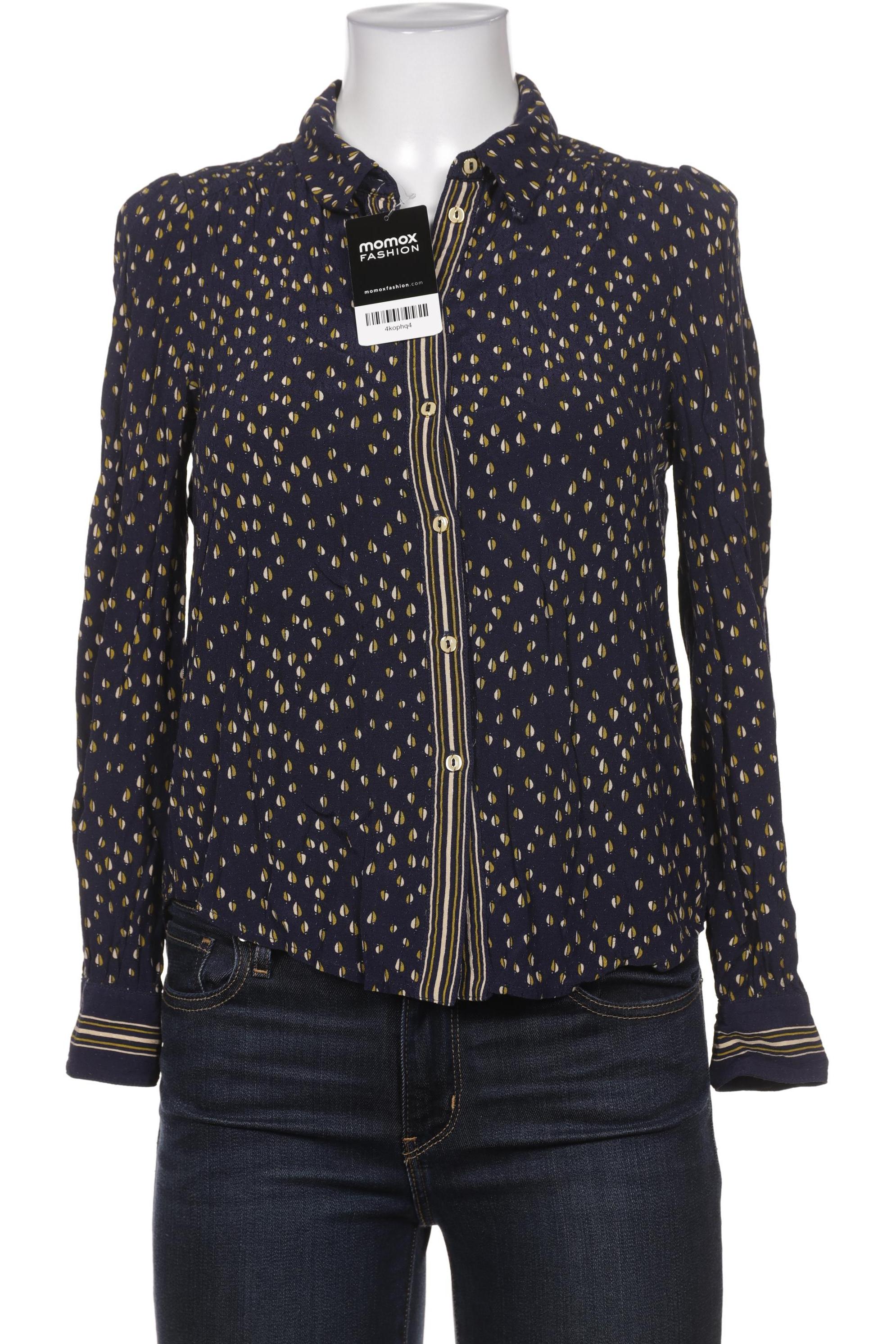 

King Louie Damen Bluse, marineblau, Gr. 36