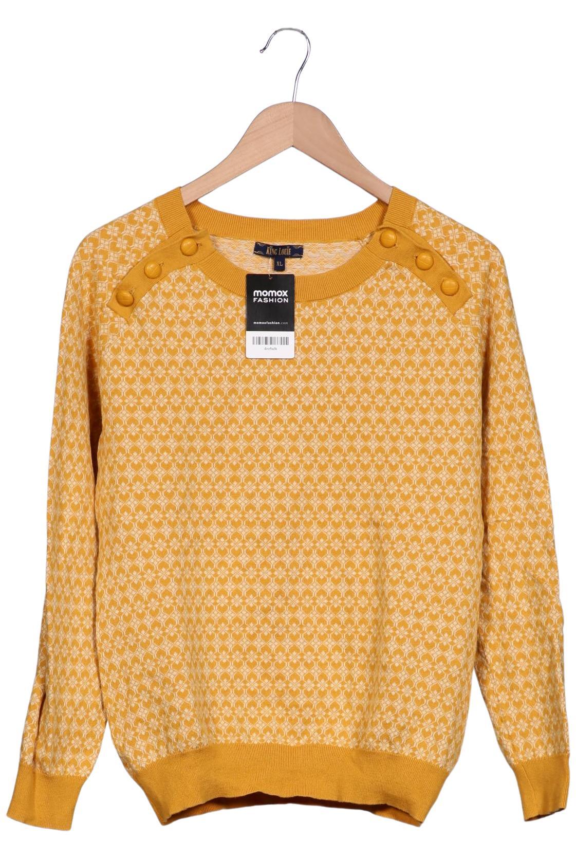 

King Louie Damen Pullover, gelb, Gr. 44