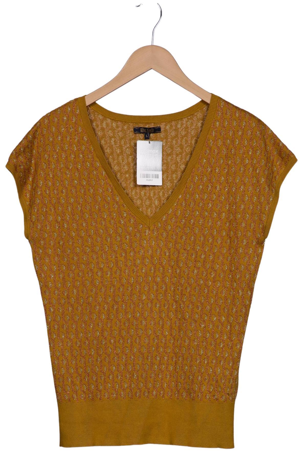 

King Louie Damen Pullover, gelb, Gr. 42