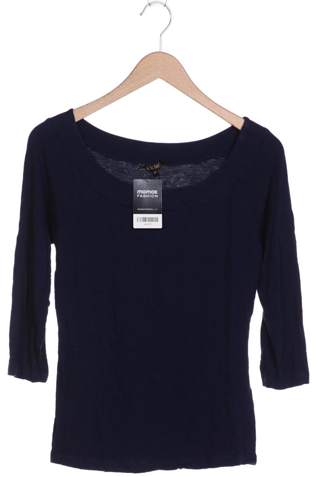 

King Louie Damen Langarmshirt, marineblau, Gr. 38
