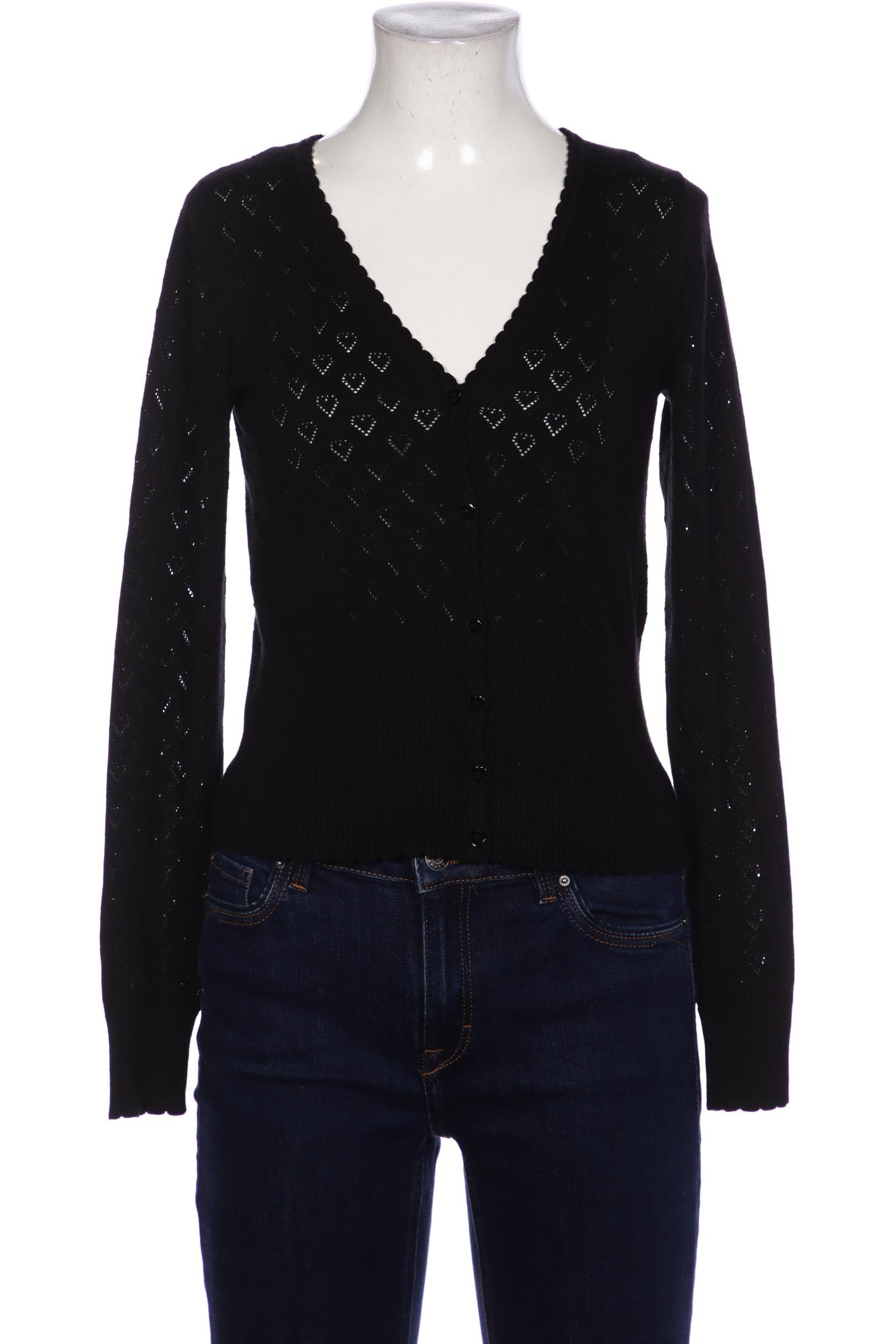 

King Louie Damen Strickjacke, schwarz, Gr. 36