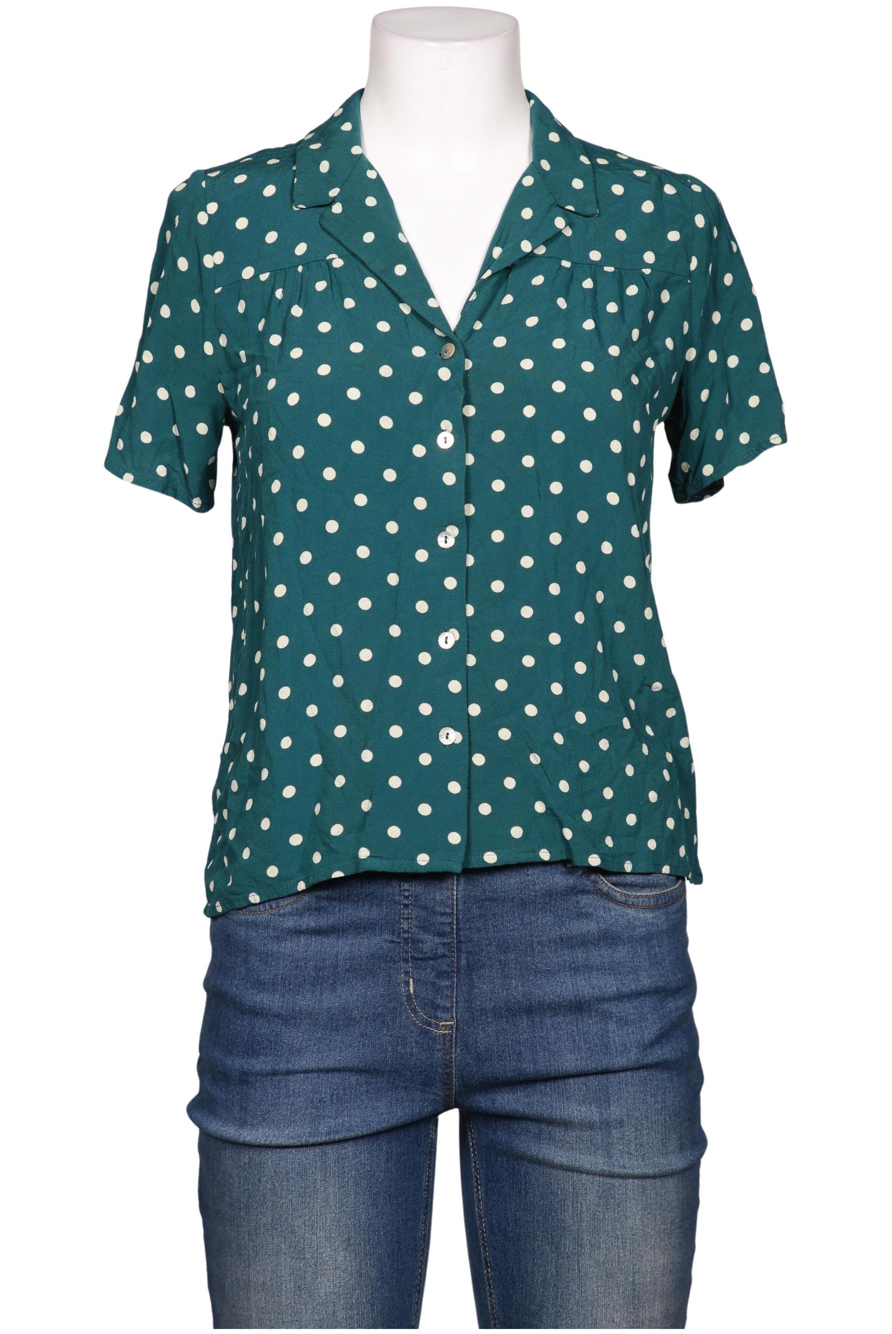 

King Louie Damen Bluse, grün, Gr. 38