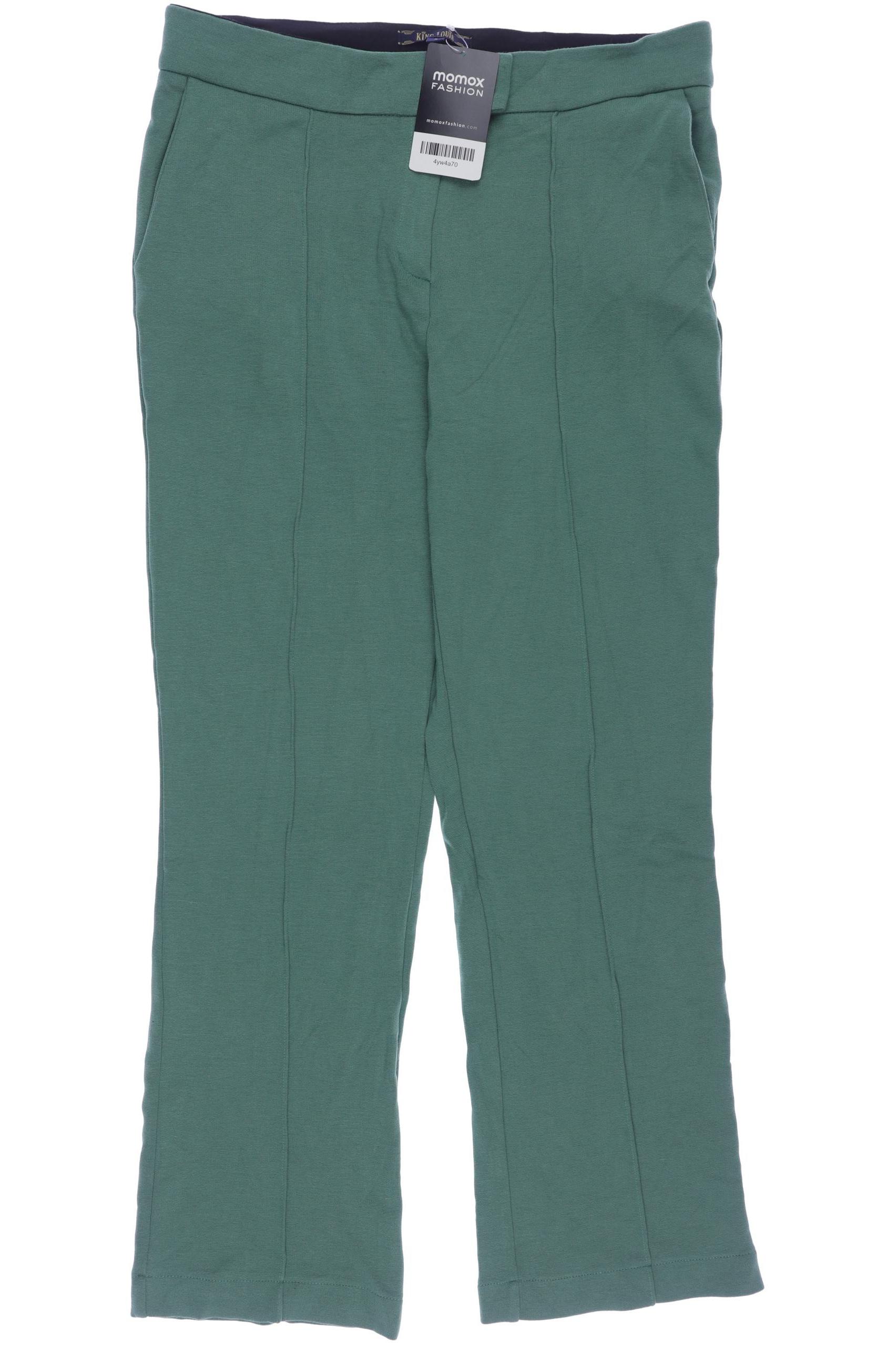 

King Louie Damen Stoffhose, grün, Gr. 0