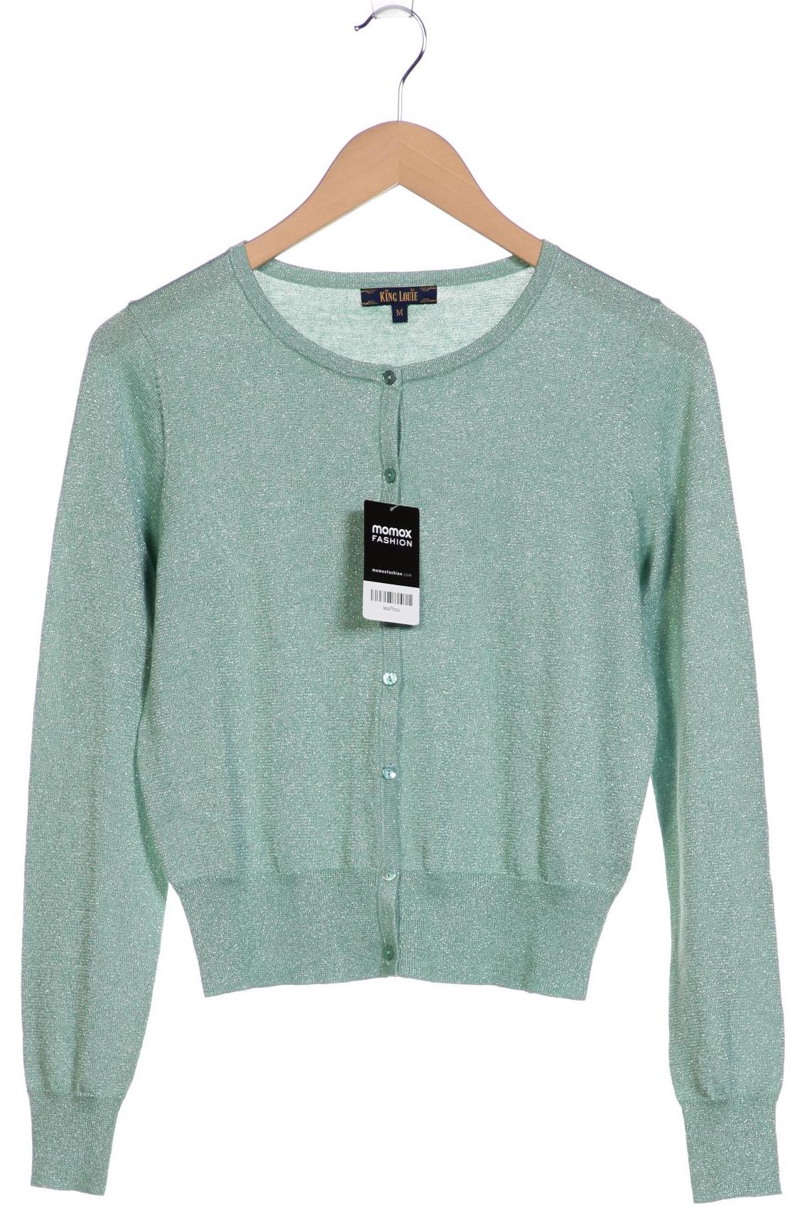 

King Louie Damen Strickjacke, grün, Gr. 38