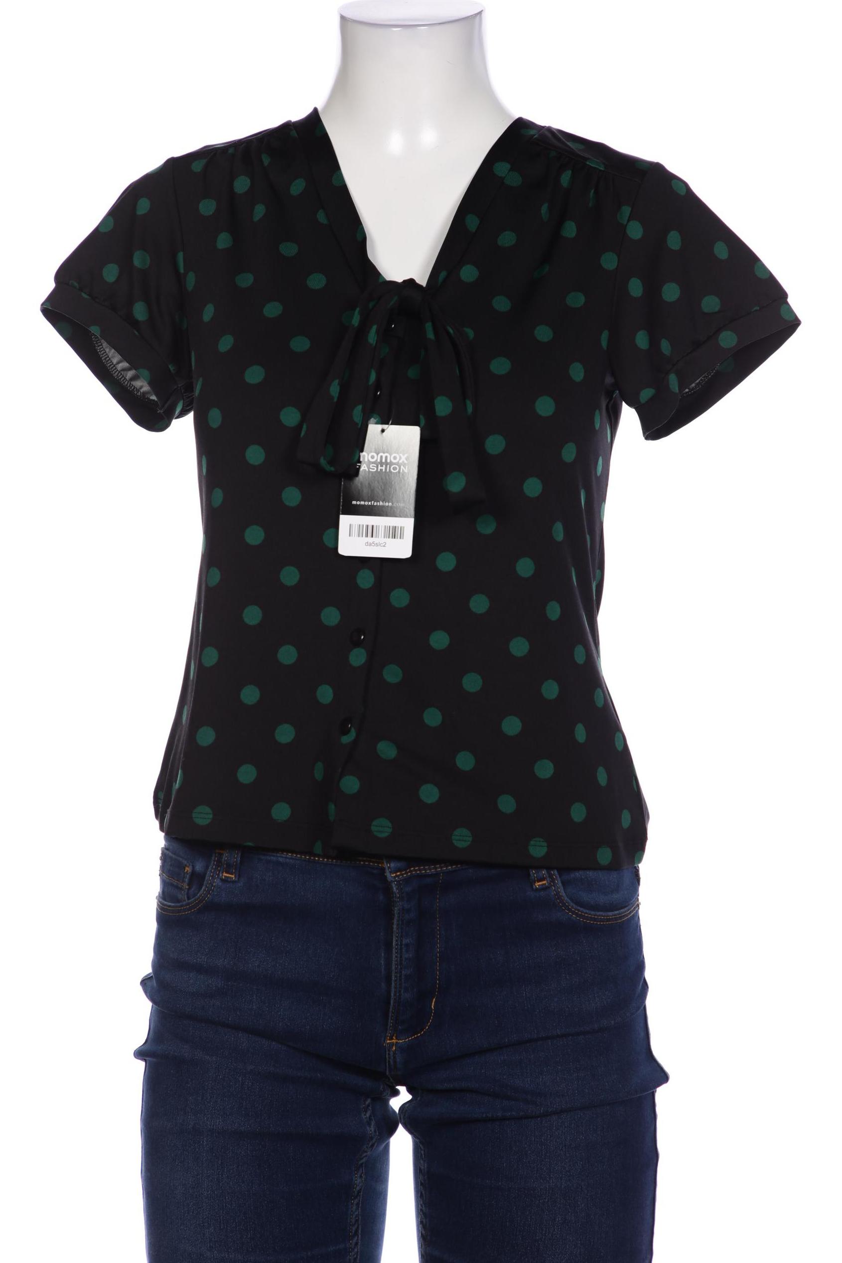 

King Louie Damen Bluse, schwarz, Gr. 38