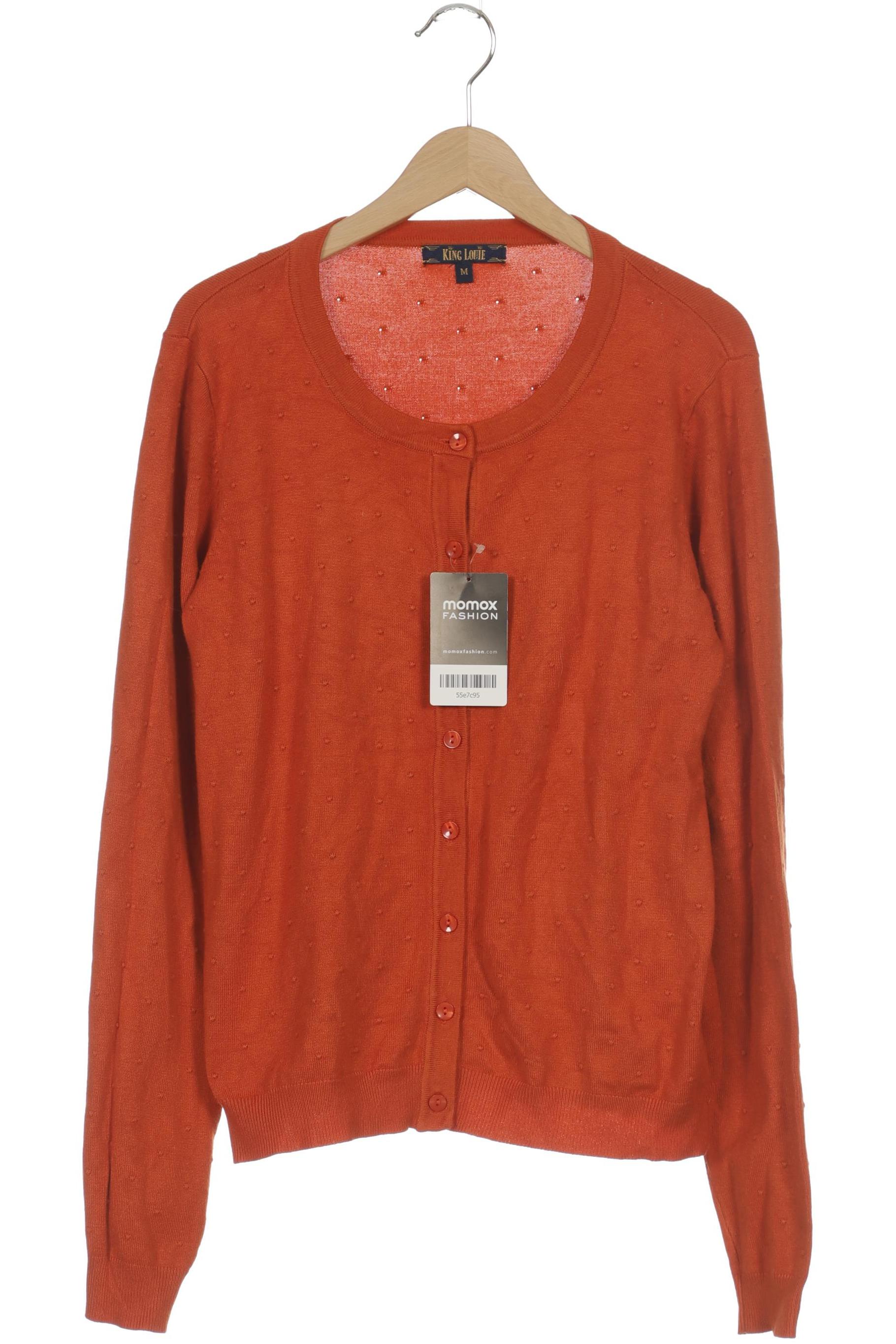 

King Louie Damen Strickjacke, orange, Gr. 38