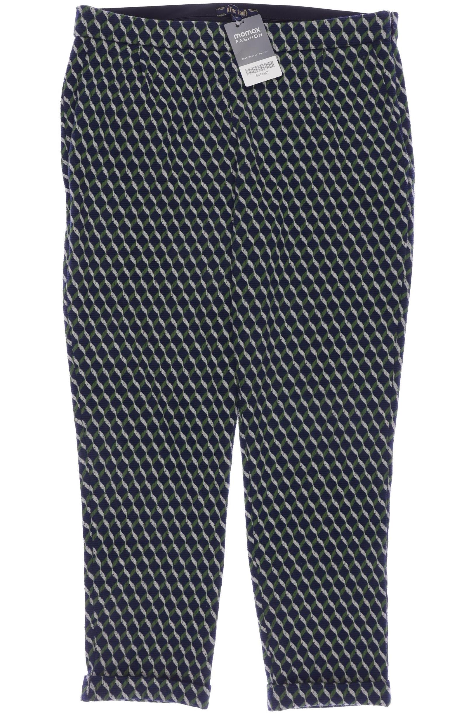 

King Louie Damen Stoffhose, marineblau, Gr. 0
