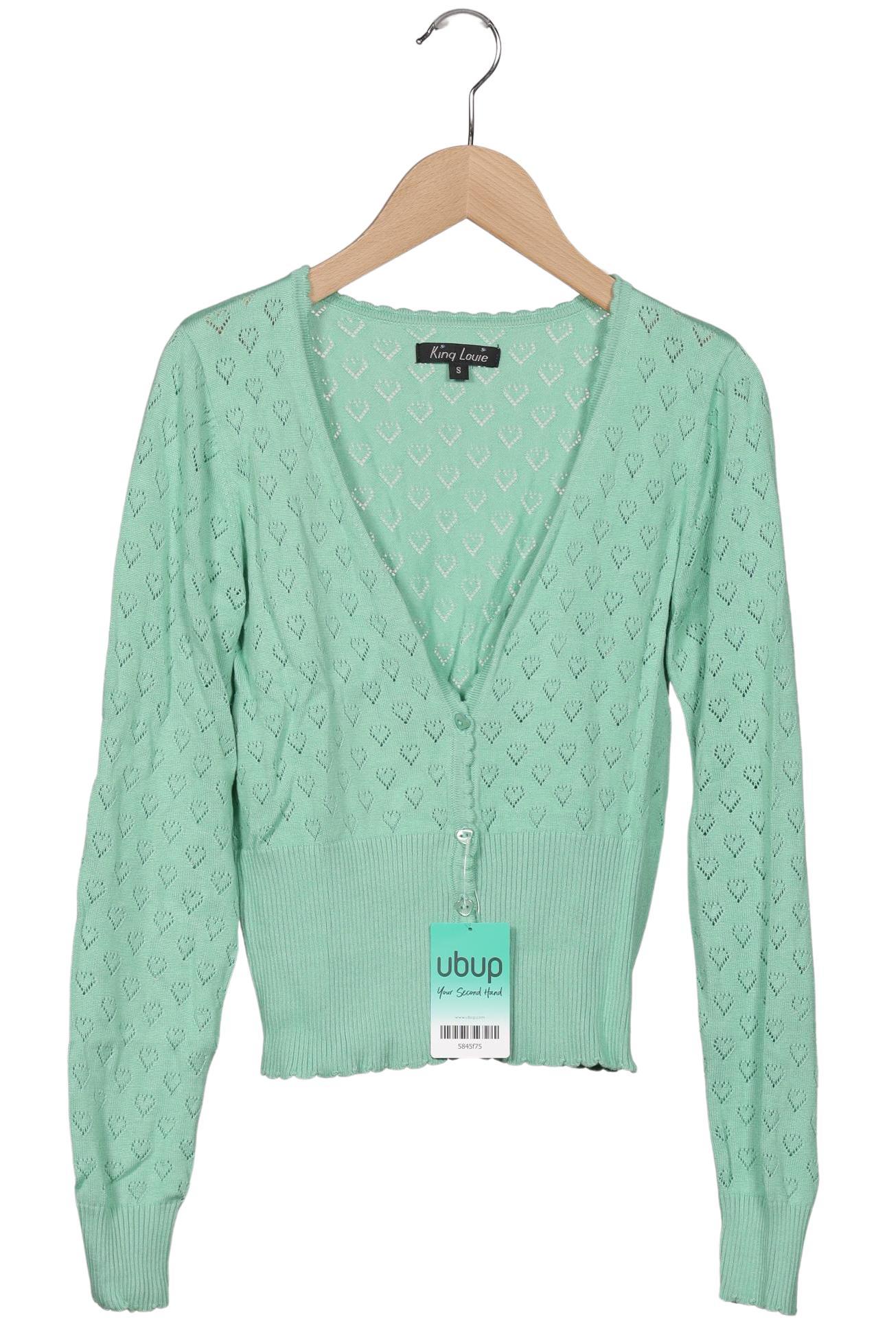 

King Louie Damen Strickjacke, grün, Gr. 36