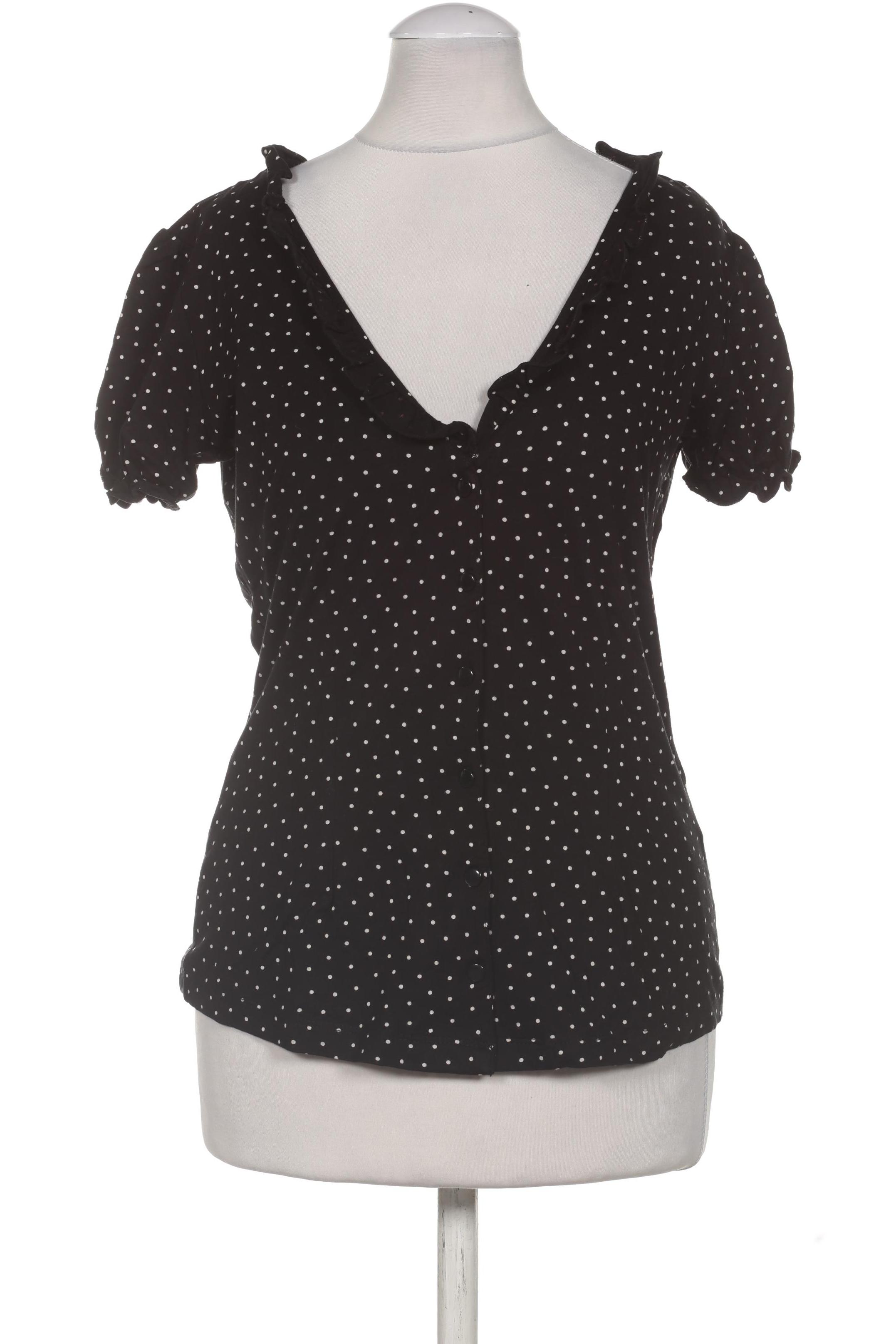 

King Louie Damen Bluse, schwarz, Gr. 36