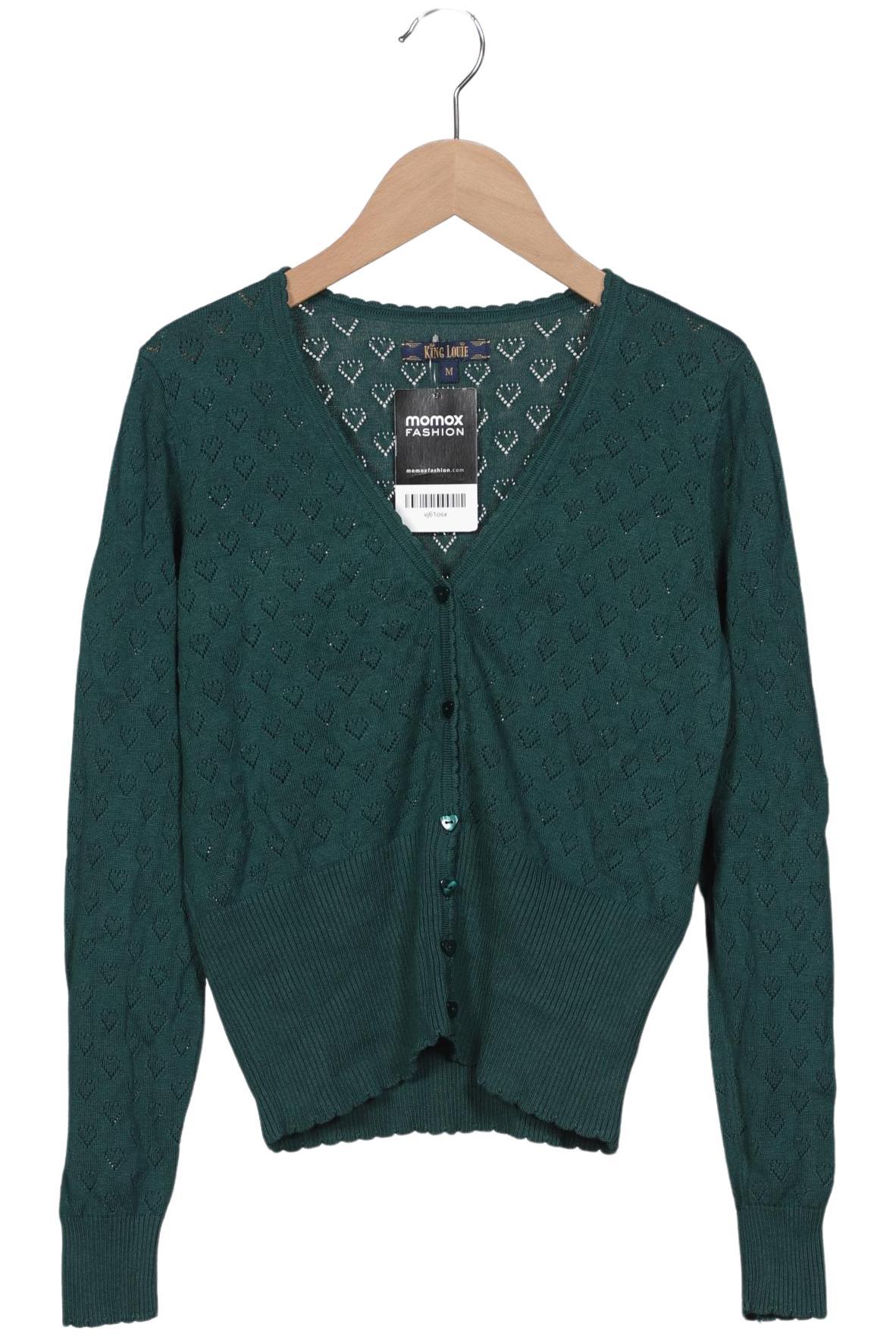 

King Louie Damen Strickjacke, grün, Gr. 38