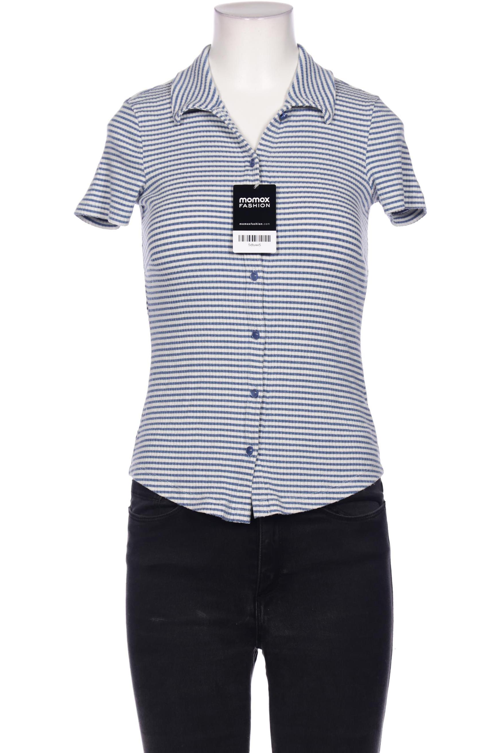 

King Louie Damen Bluse, blau, Gr. 36