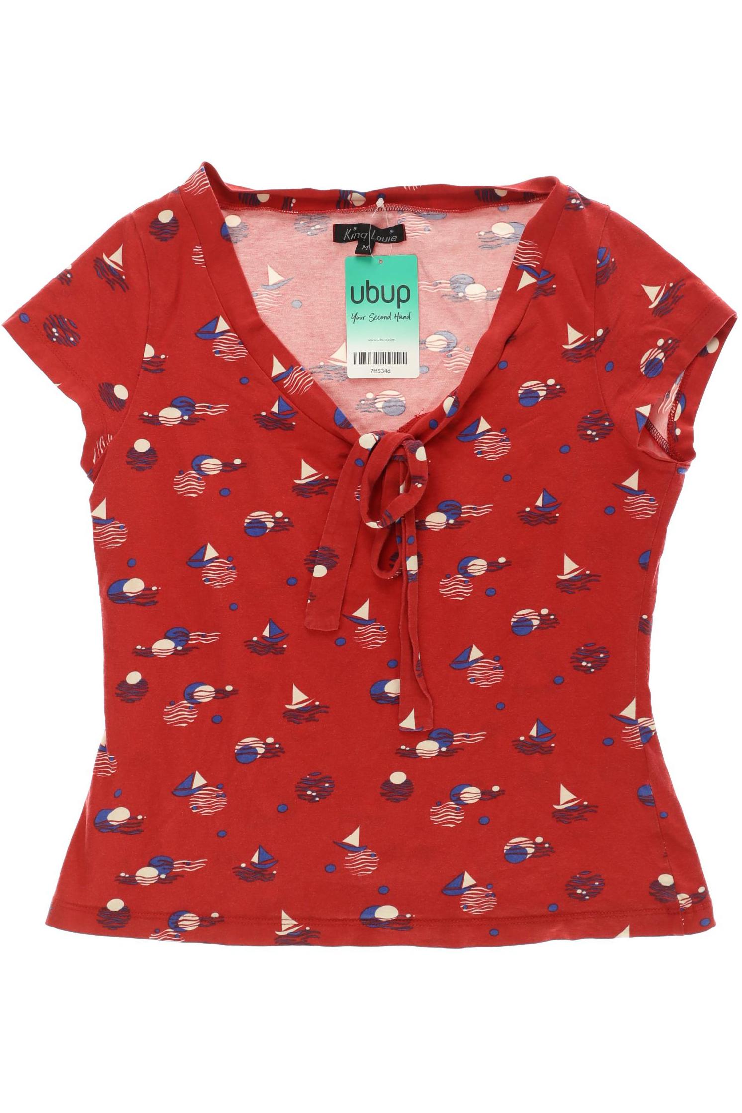 

King Louie Damen T-Shirt, rot, Gr. 38