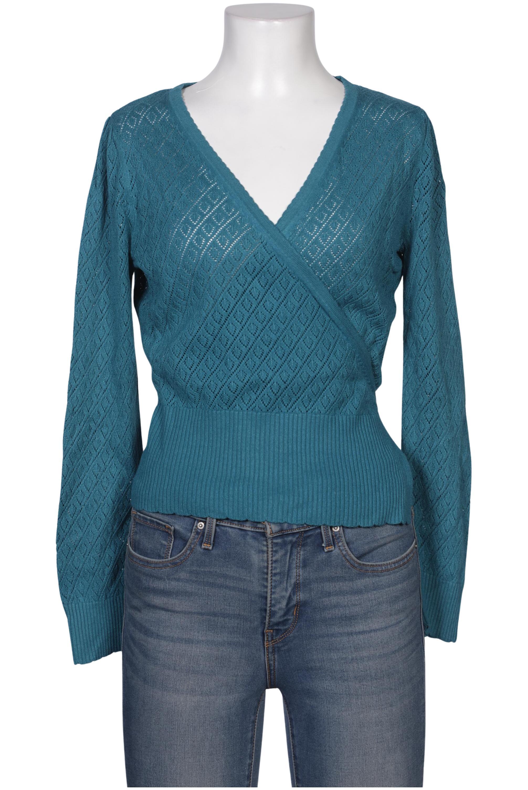 

King Louie Damen Strickjacke, blau, Gr. 38