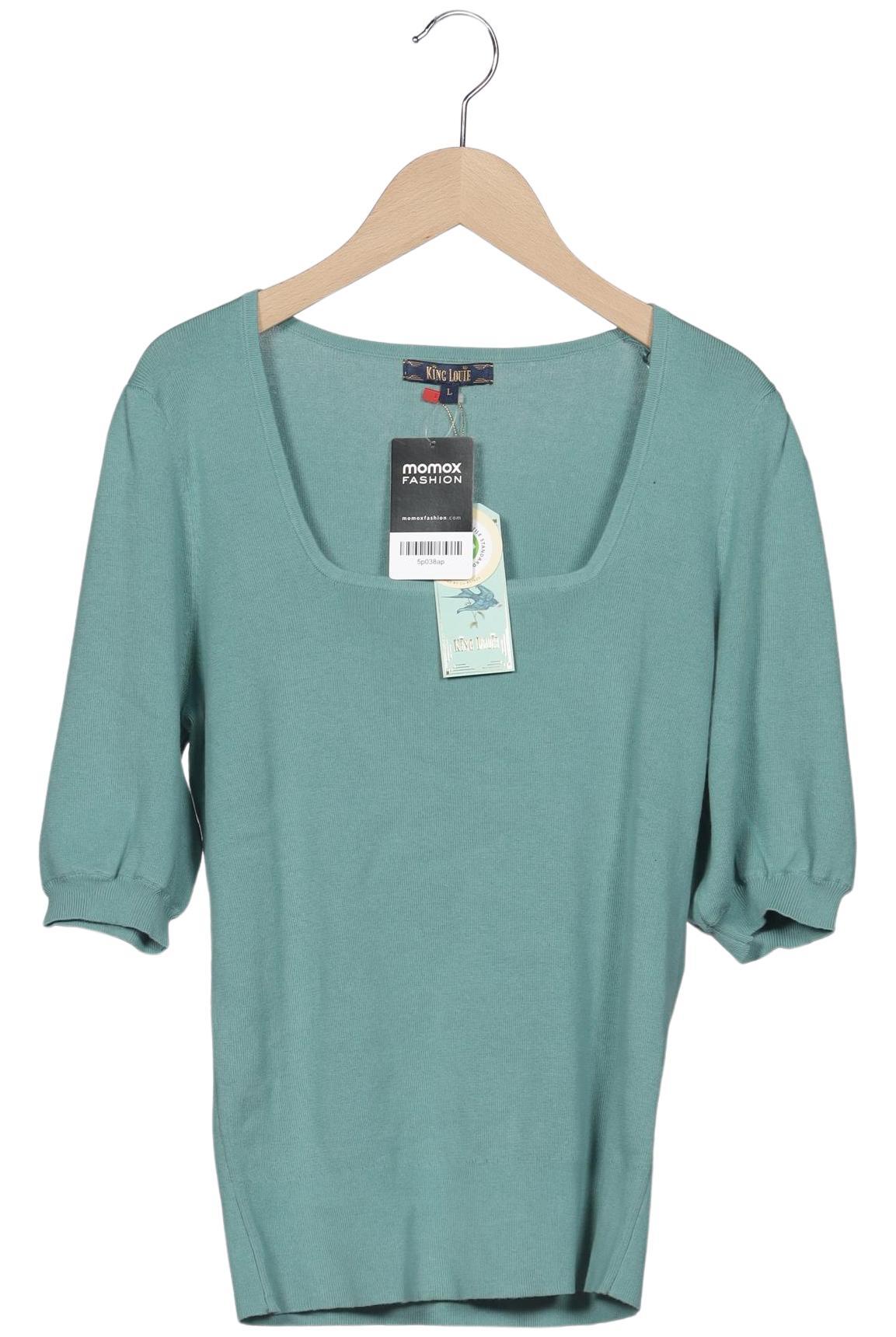 

King Louie Damen Pullover, türkis, Gr. 42