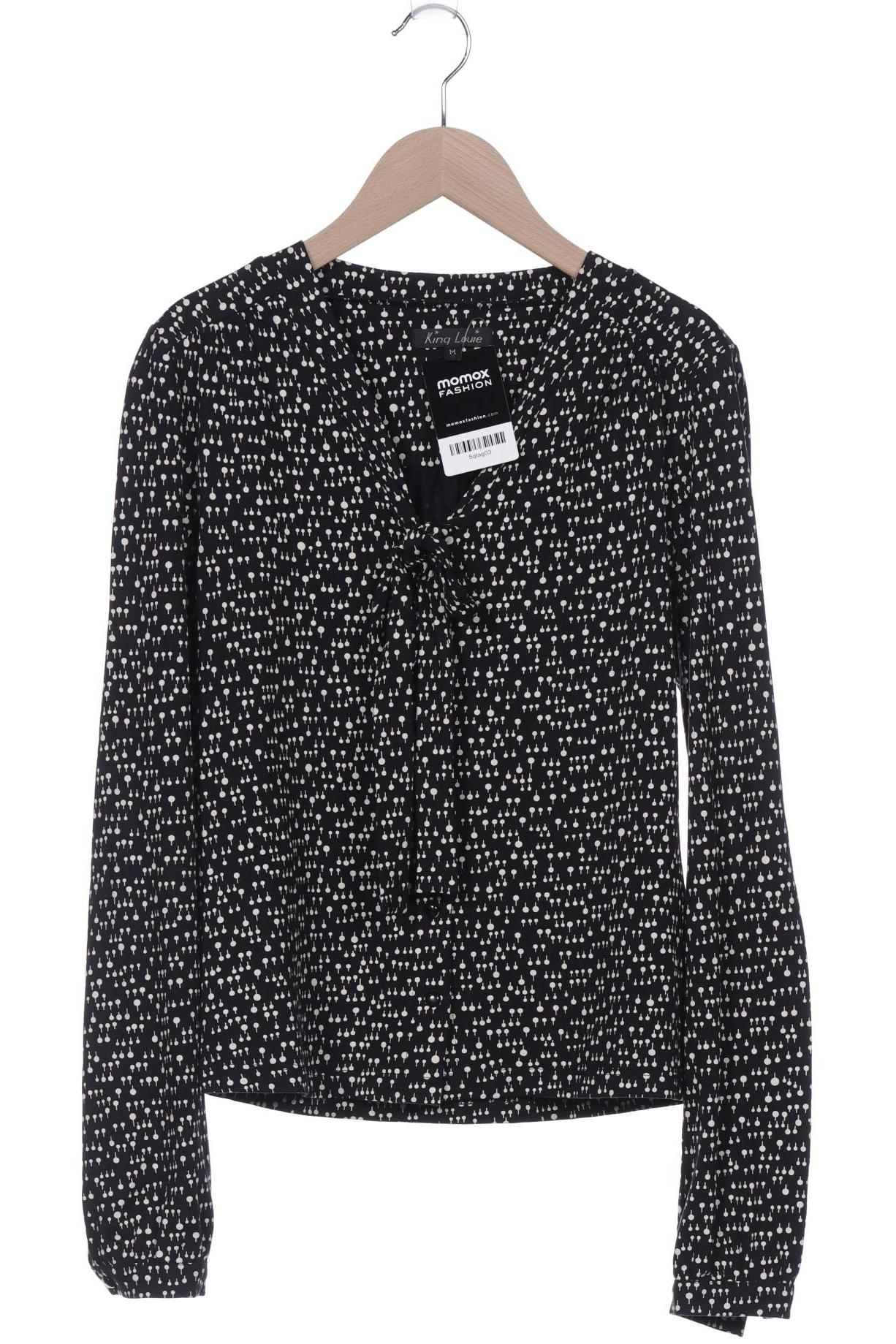 

King Louie Damen Langarmshirt, schwarz, Gr. 38