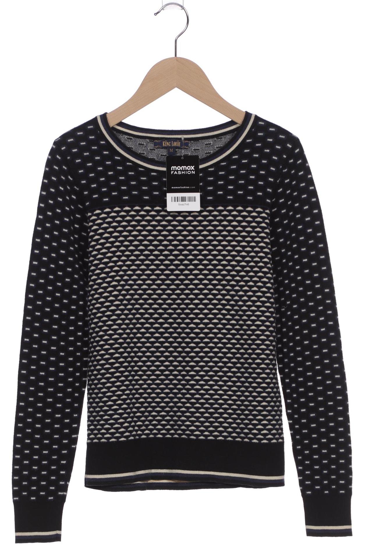 

King Louie Damen Pullover, schwarz, Gr. 38