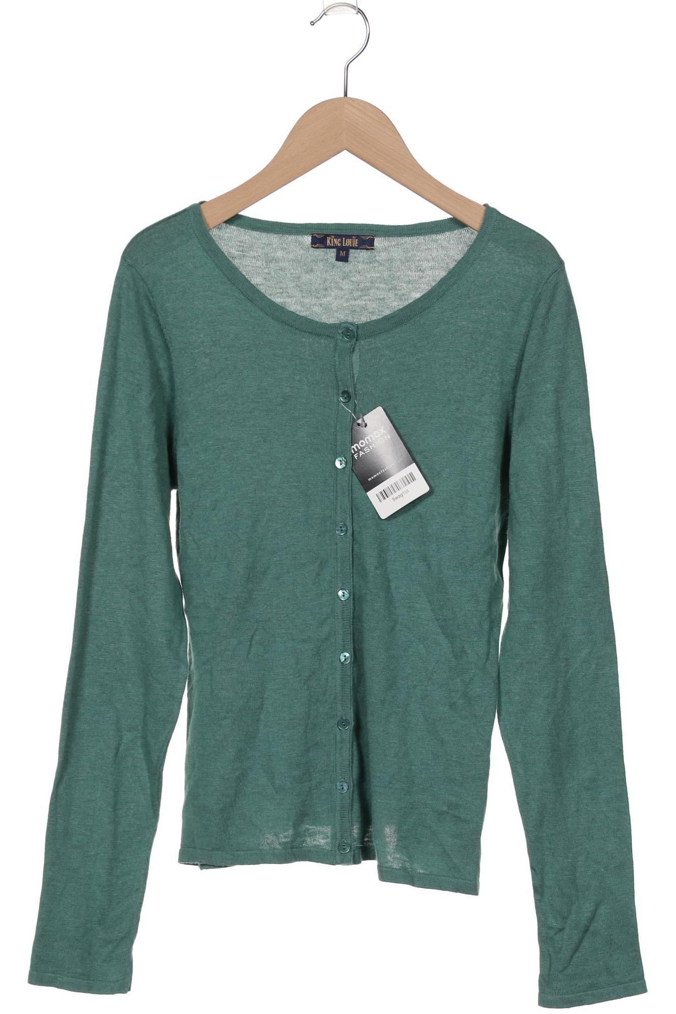 

King Louie Damen Strickjacke, grün, Gr. 38
