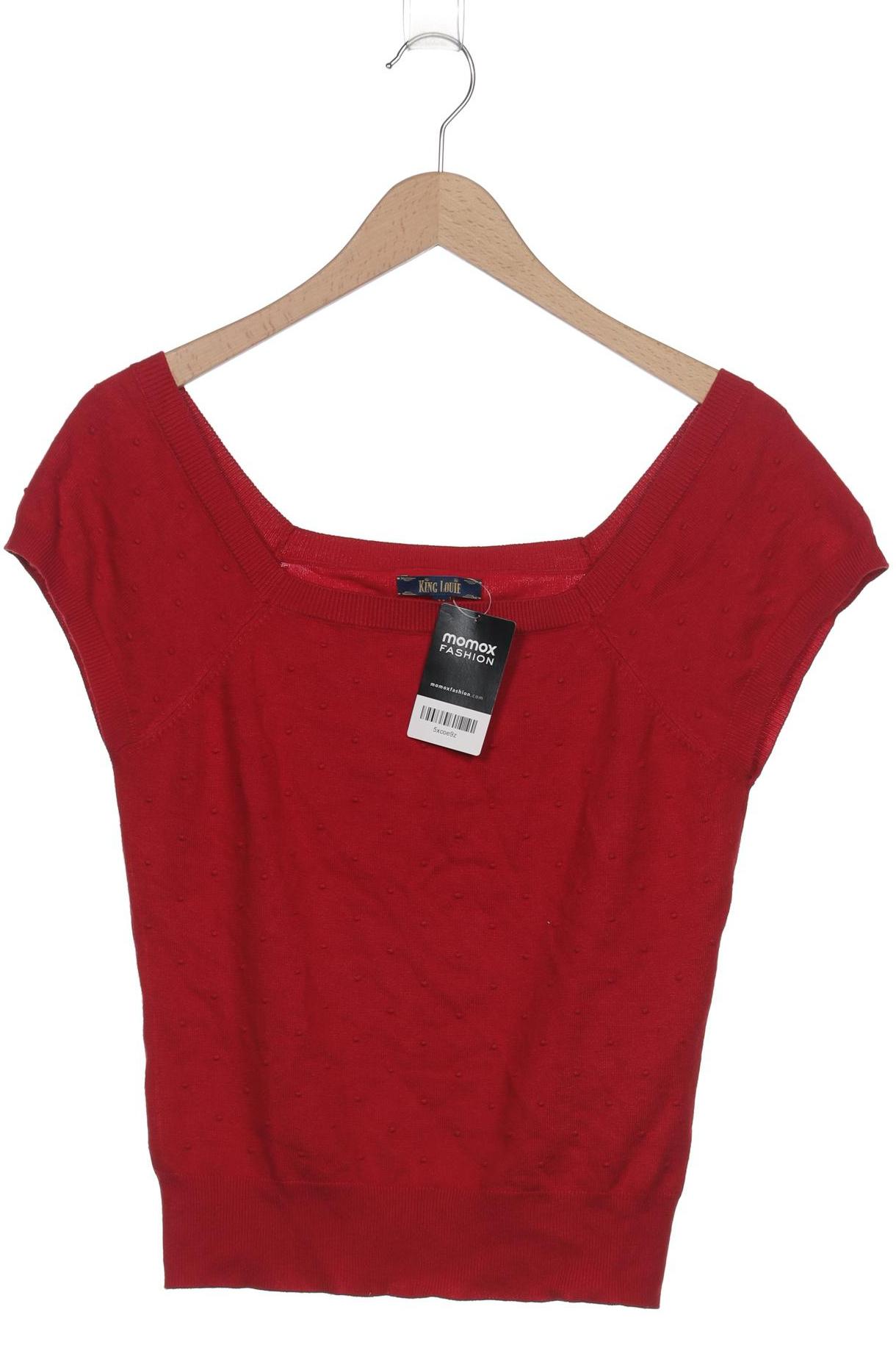 

King Louie Damen Pullover, rot, Gr. 38