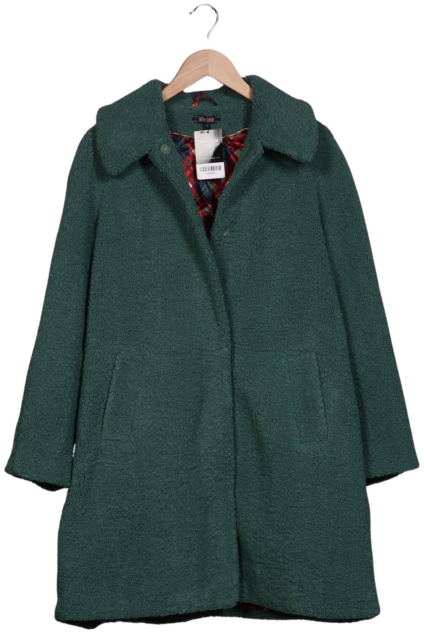 

King Louie Damen Mantel, grün, Gr. 42