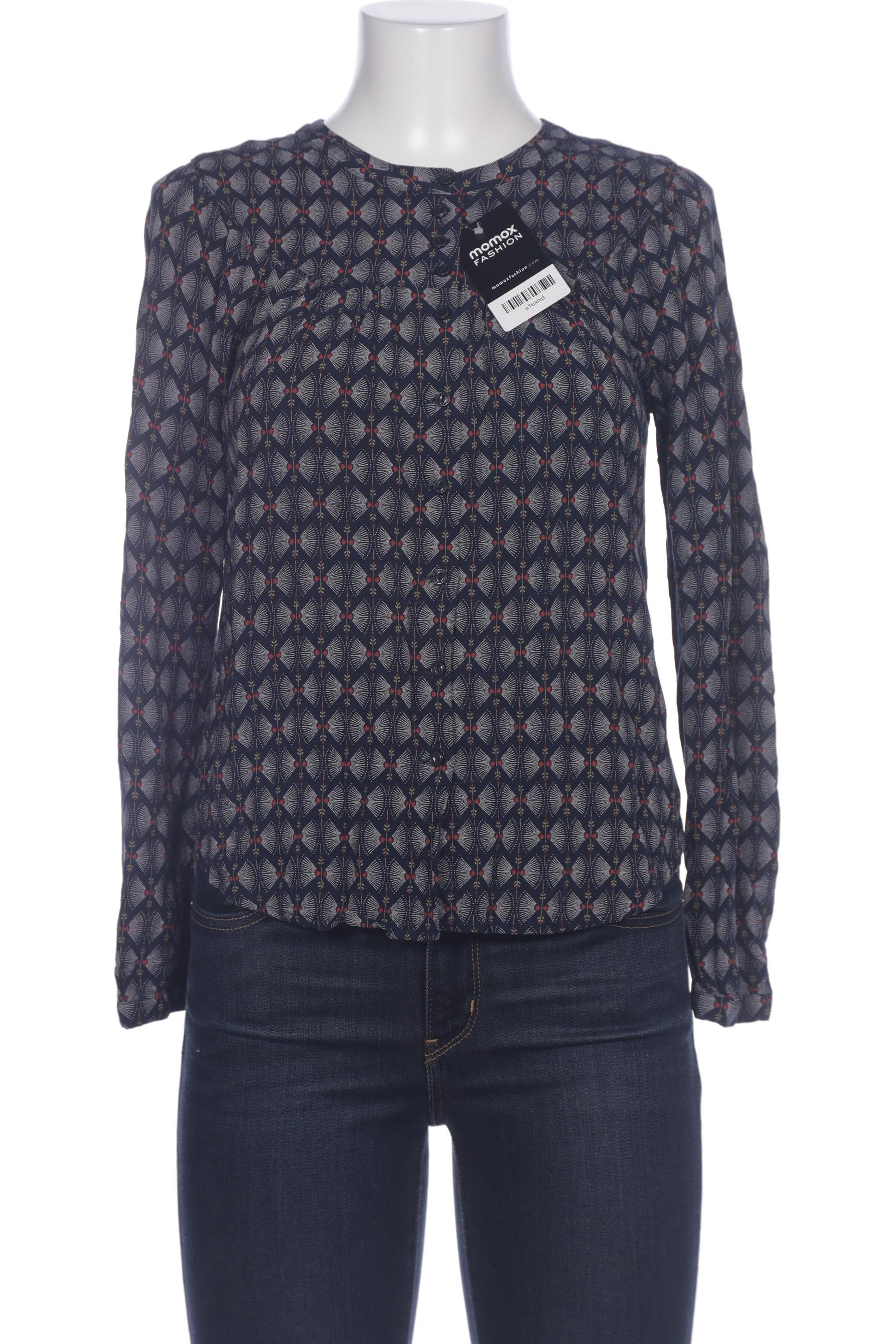 

King Louie Damen Bluse, marineblau, Gr. 40