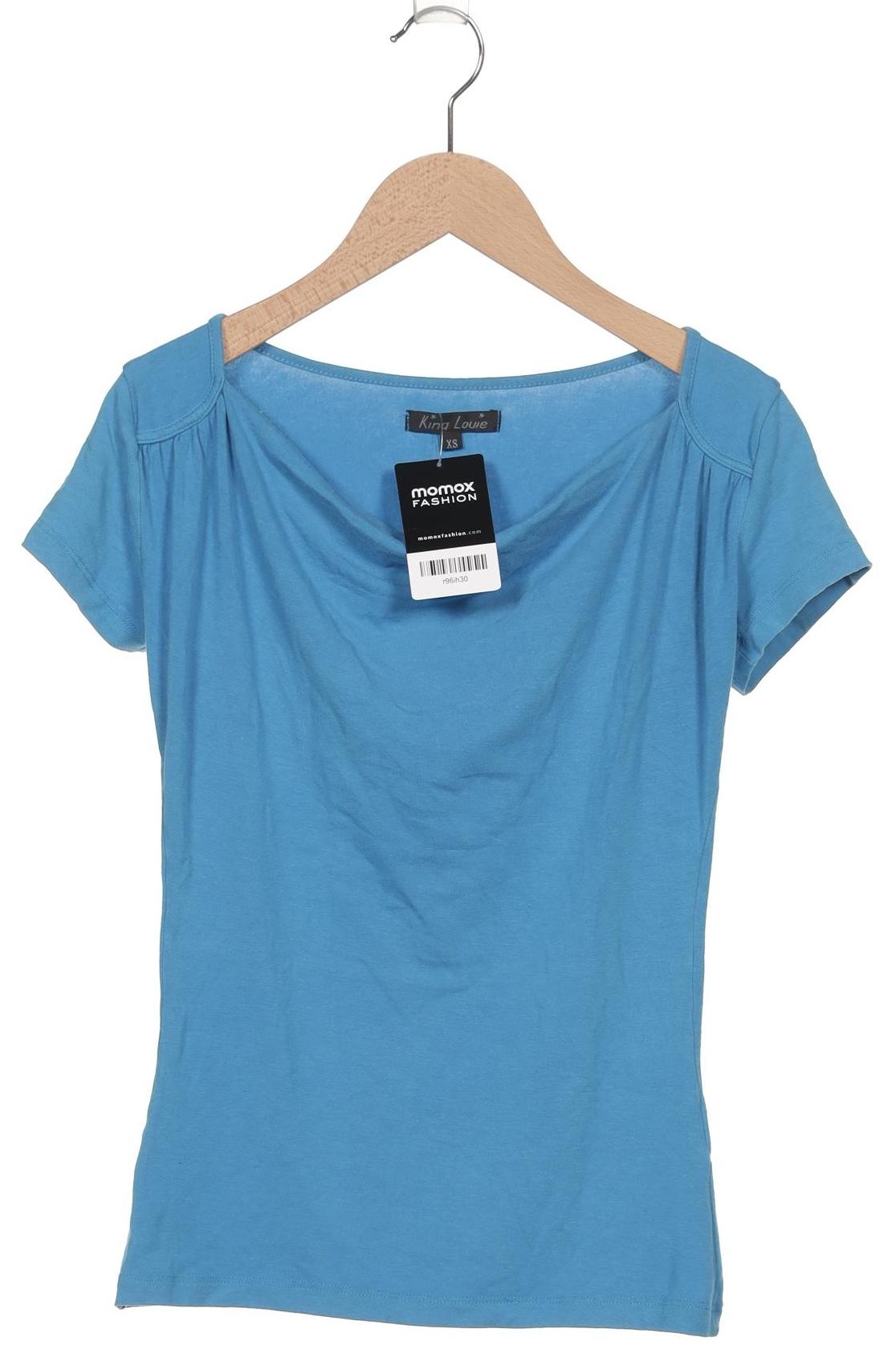 

King Louie Damen T-Shirt, blau, Gr. 34