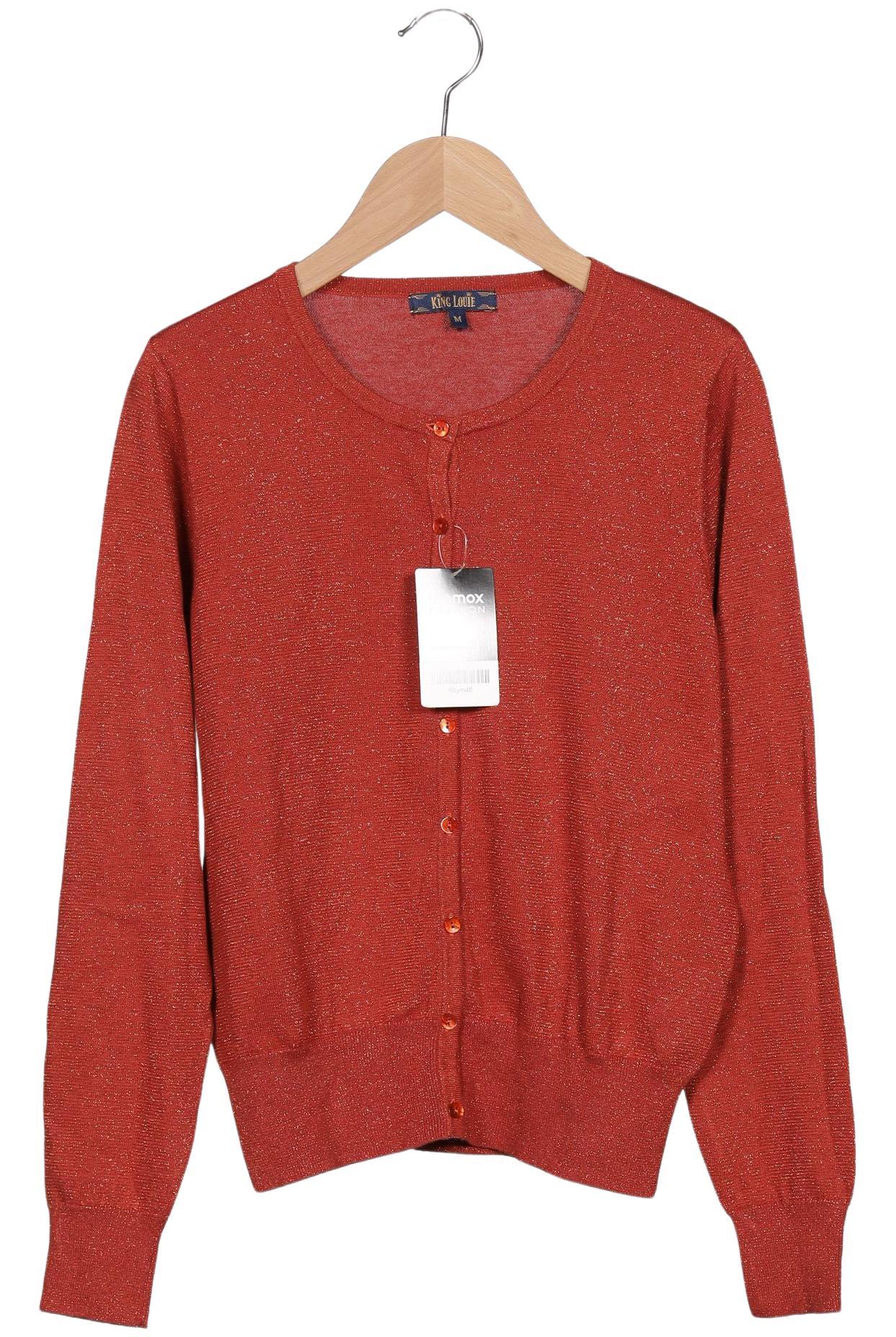 

King Louie Damen Strickjacke, rot, Gr. 38