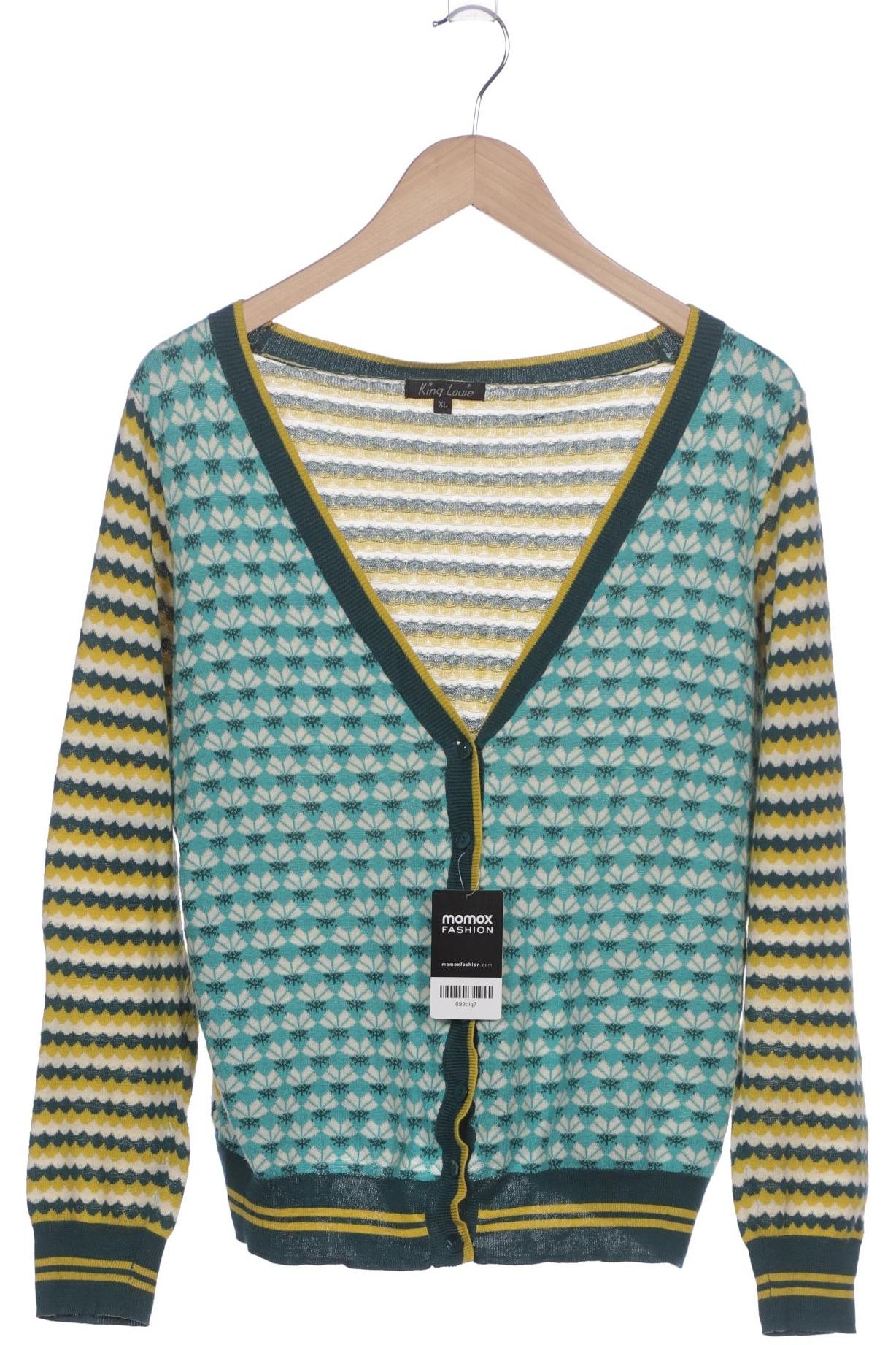 

King Louie Damen Strickjacke, mehrfarbig, Gr. 44