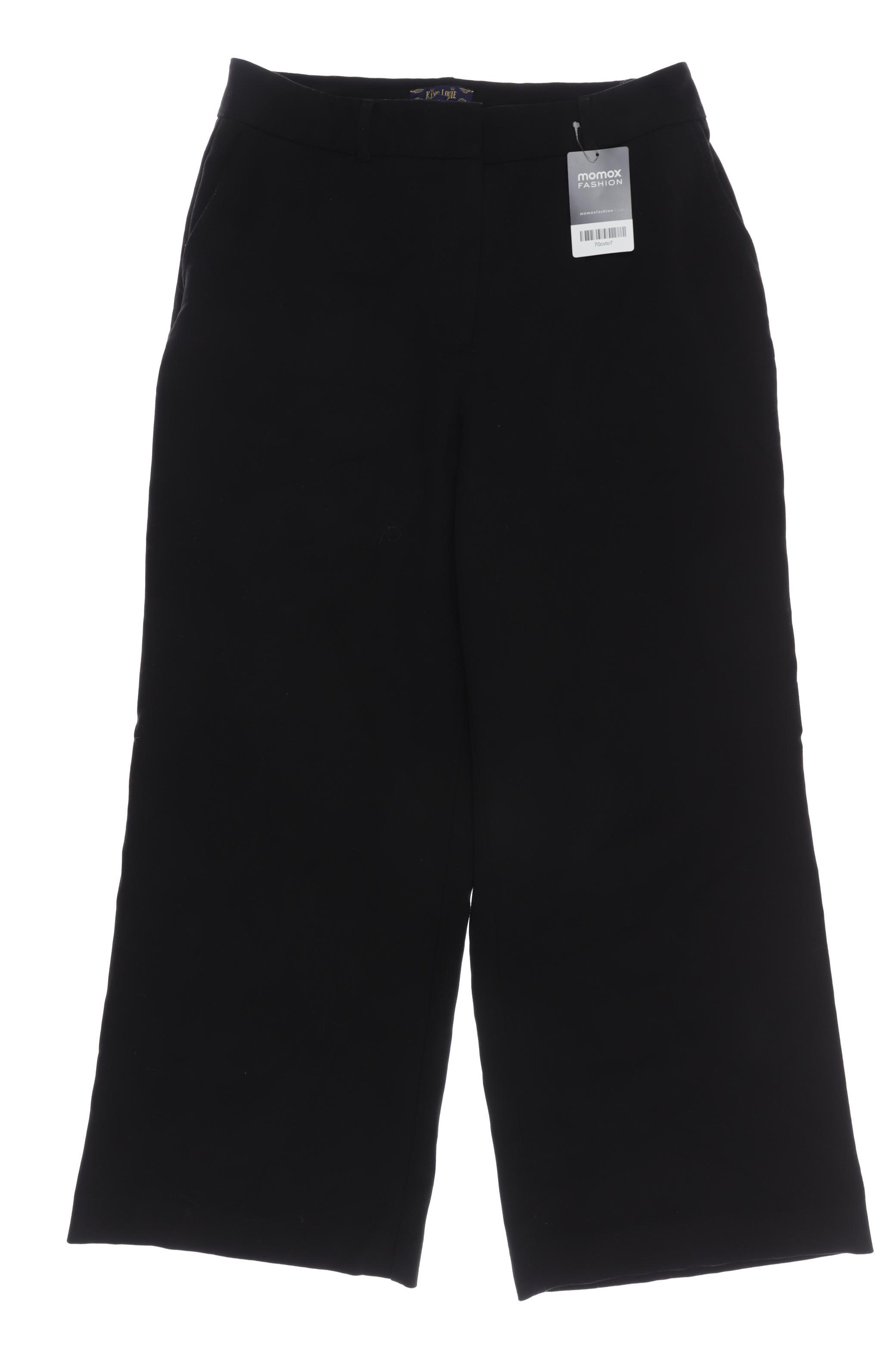 

King Louie Damen Stoffhose, schwarz, Gr. 40