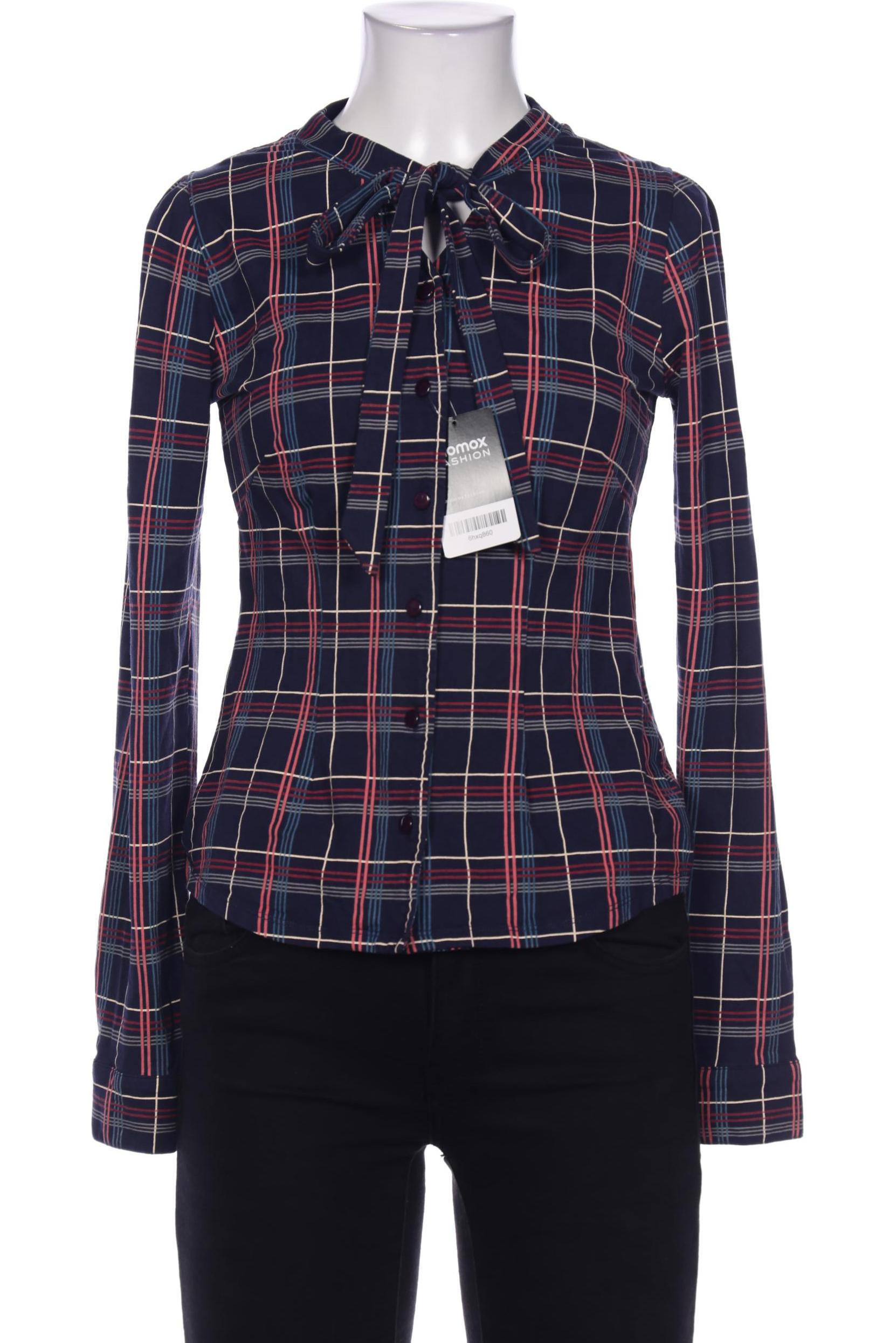 

King Louie Damen Bluse, marineblau, Gr. 34